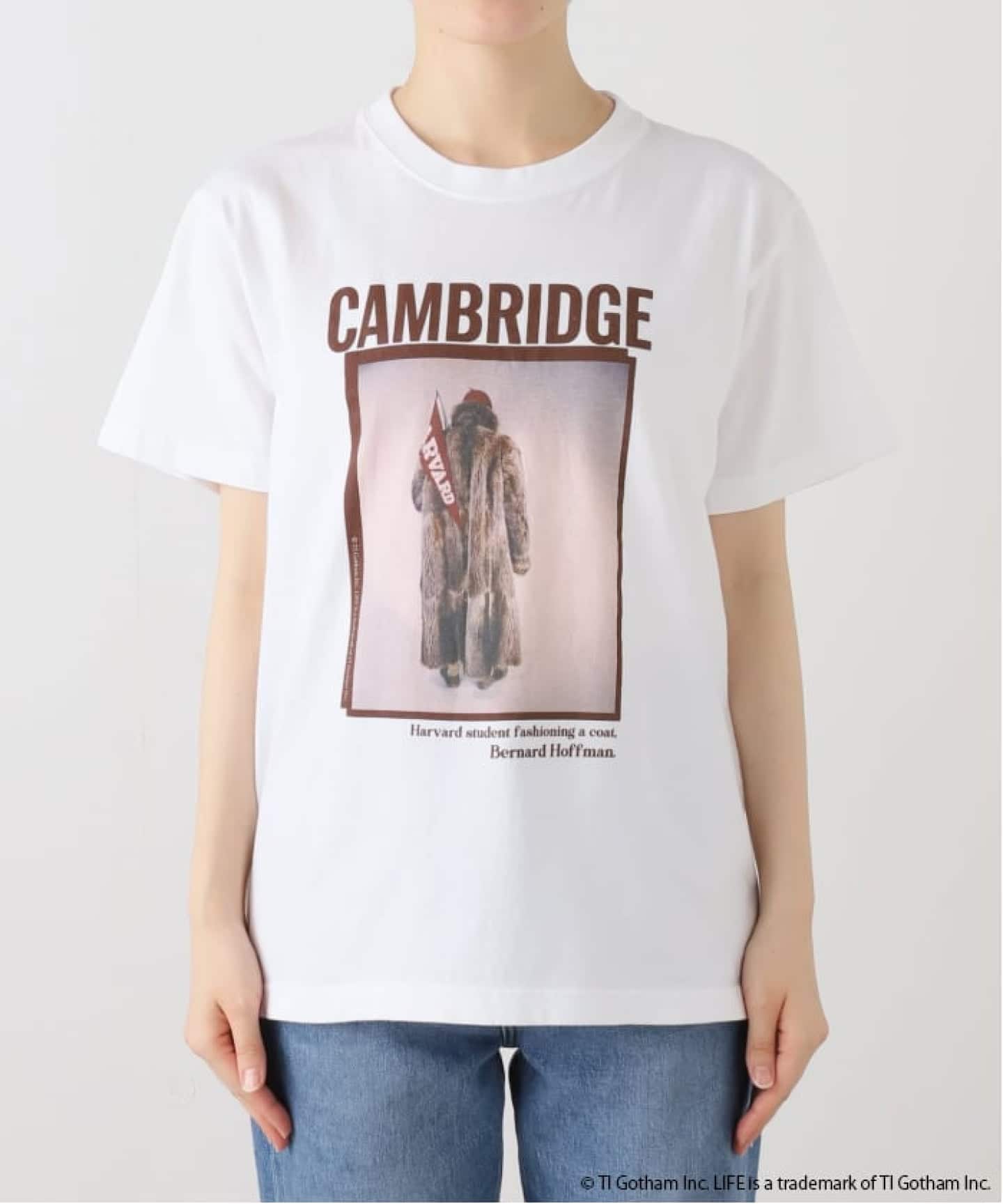 【新品】MUSE de Deuxieme Classe ジョンブル　Tシャツ JOHNBULL/ジョンブル】LIFE PICTURE COLLECTION CAMBRIDGE Tシャツ（T