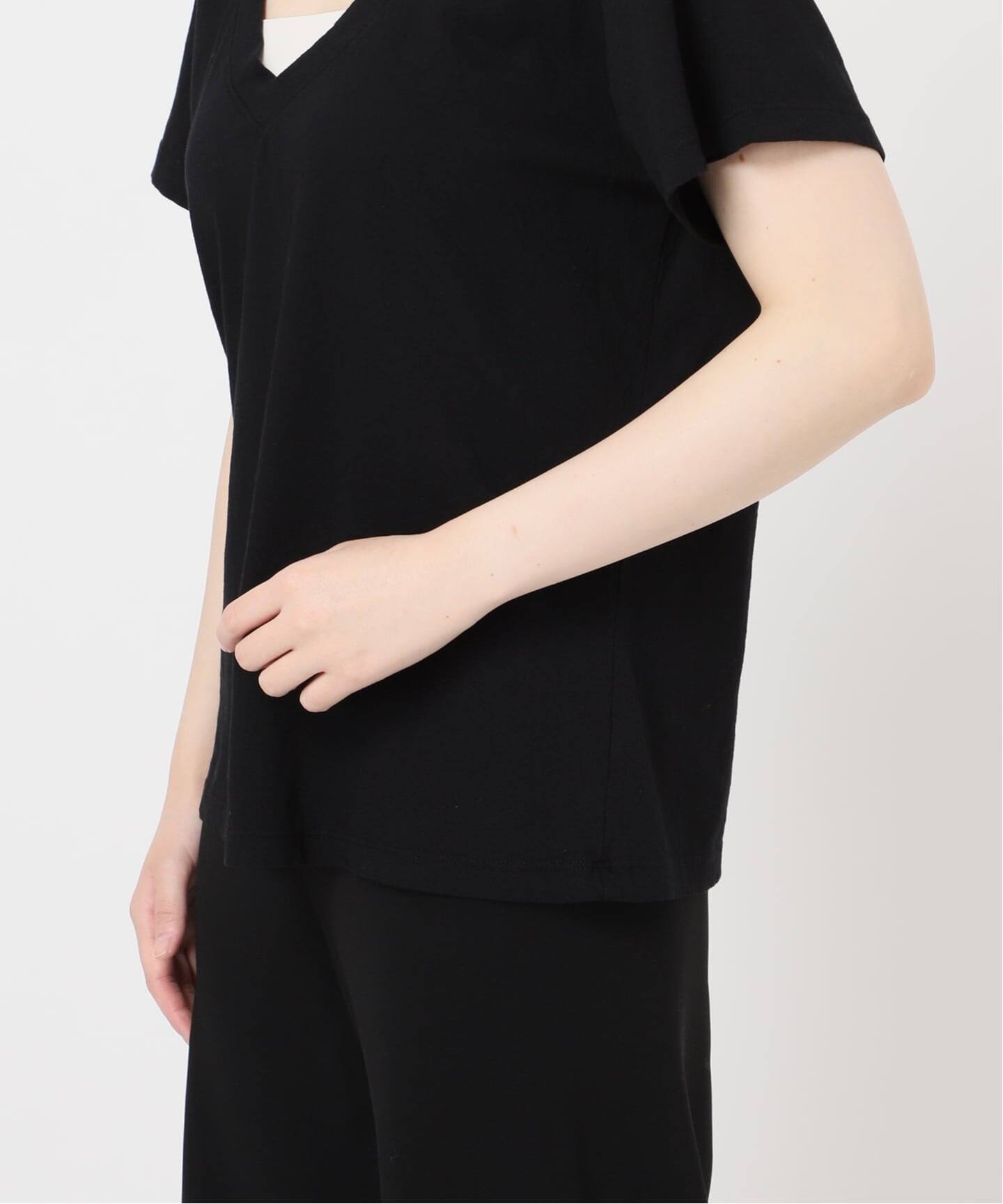 トップス MUSE de Deuxieme ClassePERFECT WHITE TEE PERFECT WHITE TEE/パーフェクトホワイトティー】 Vネック T