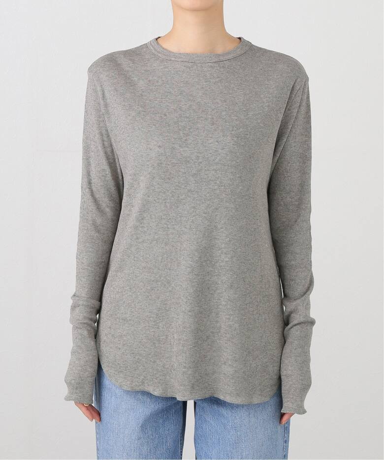 RIB LONGSLEEVE T-SHIRT（Tシャツ／カットソー）｜L