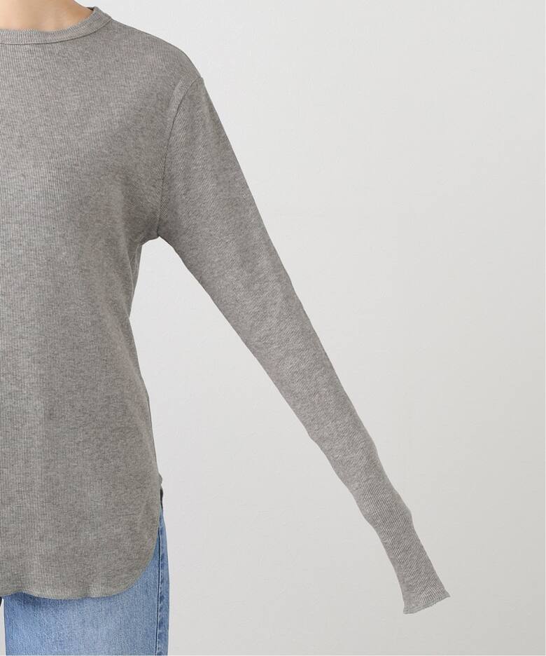 RIB LONGSLEEVE T-SHIRT（Tシャツ／カットソー）｜L