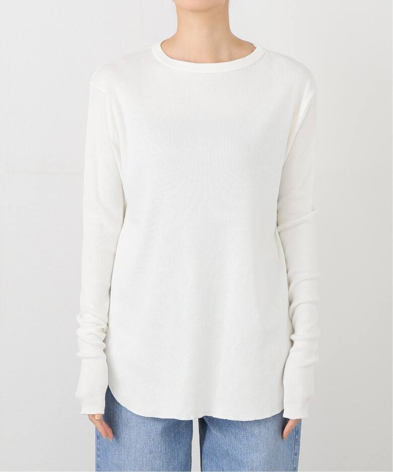 RIB LONGSLEEVE T-SHIRT（Tシャツ／カットソー）｜L 