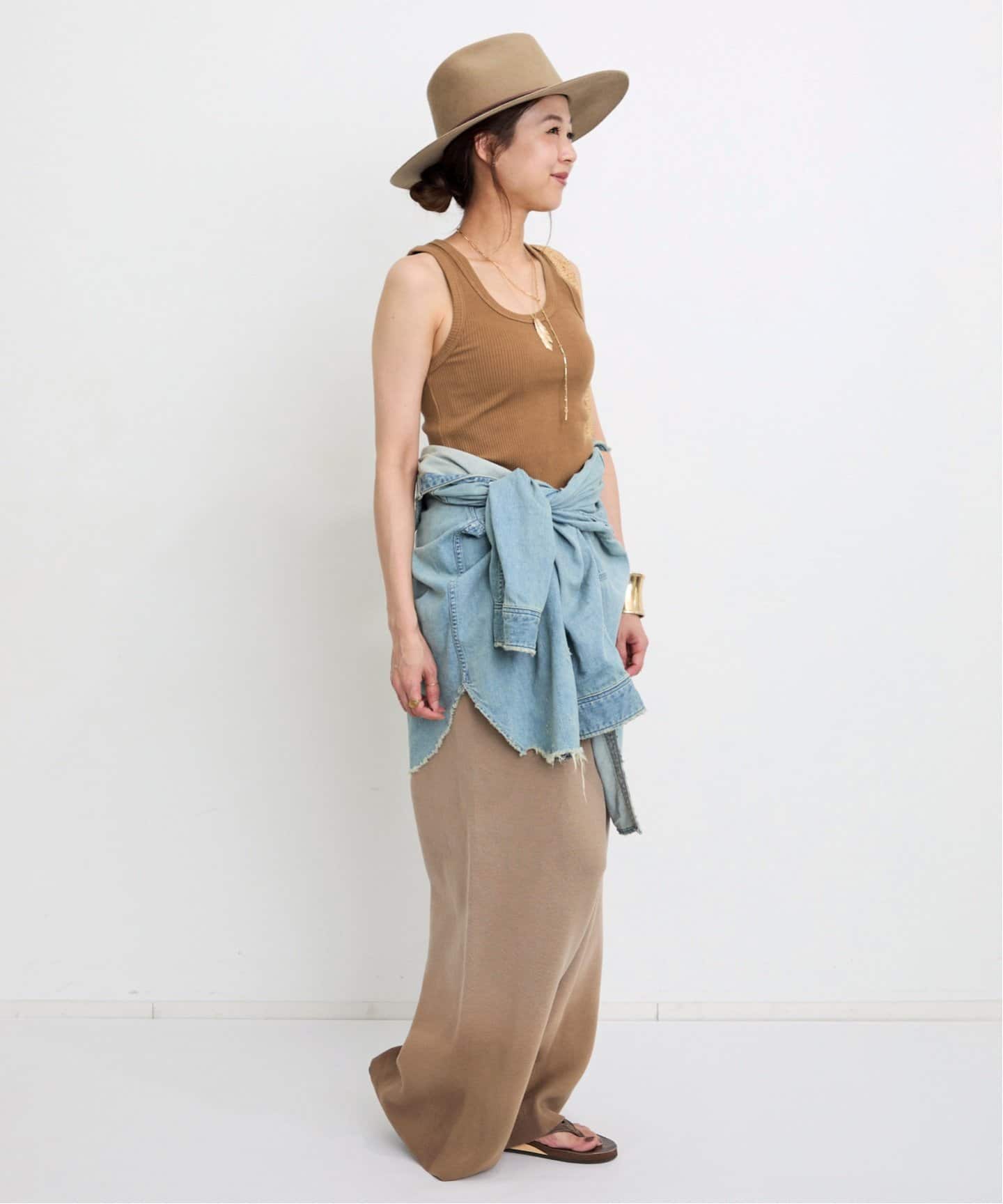 【新品】L'Appartement /グッドグリーフ Rib Tank Top GOOD GRIEF!/グッド グリーフ】 PIGMENT DYED RIB TANK TOP