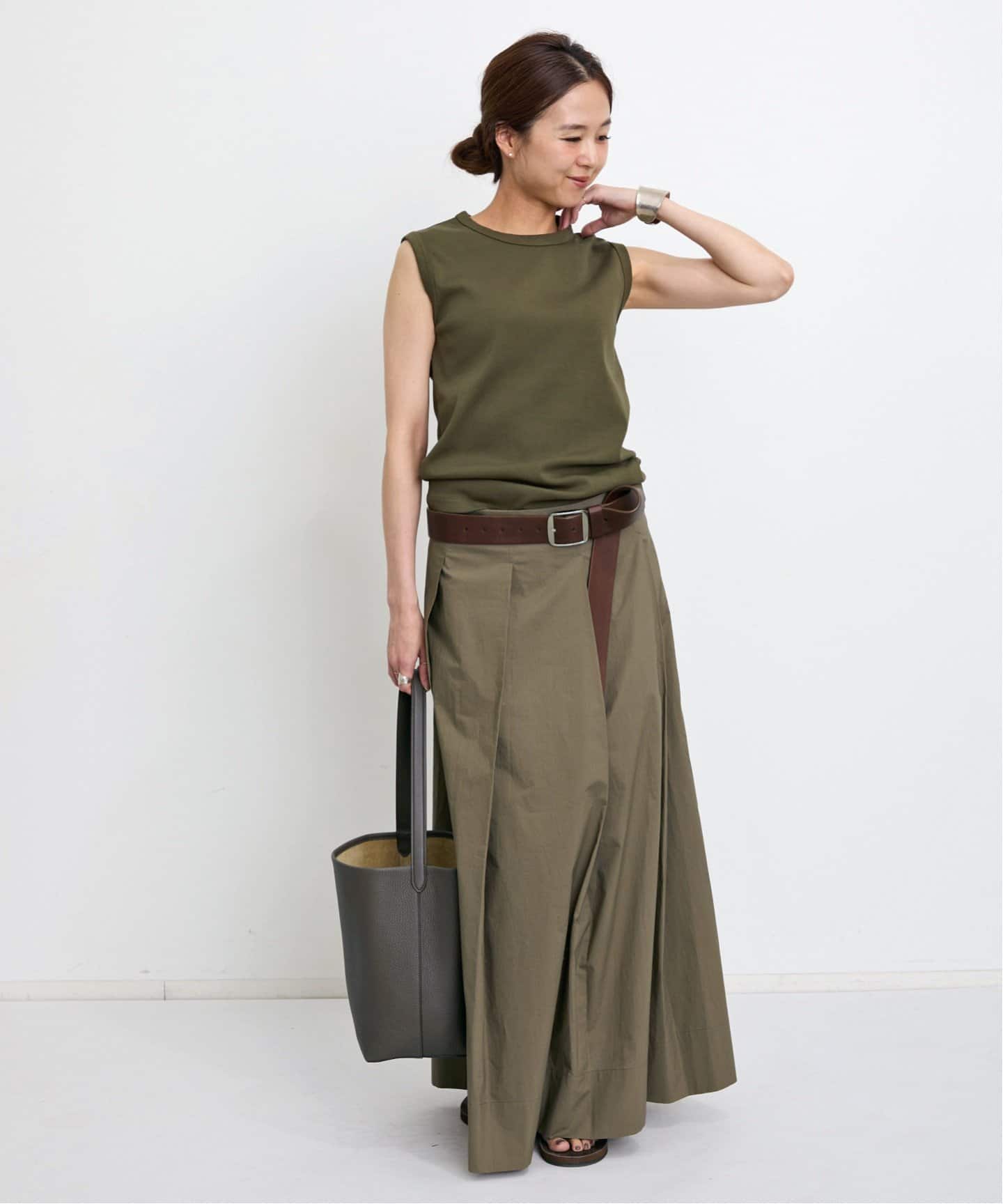 GOOD GRIEF!/グッド グリーフ】 CREW NECK NO SLEEVE TOP