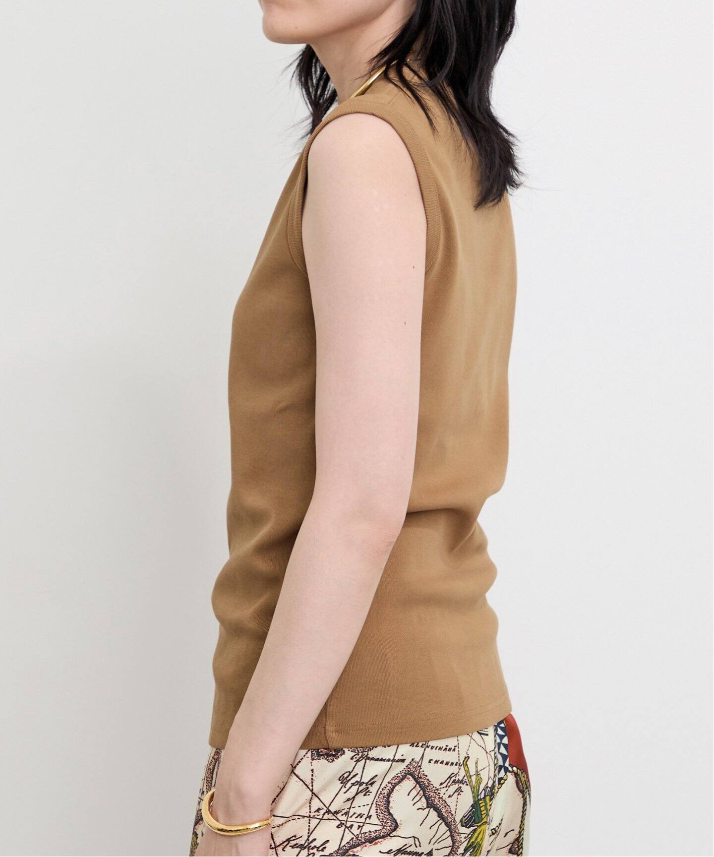 L&#39;Appartement DEUXIEME CLASSE - L&#39;Appartement【グッドグリーフ】Crew Neckノースリーブトップ GOOD GRIEF!/グッド グリーフ】 CREW NECK NO SLEEVE TOP（T