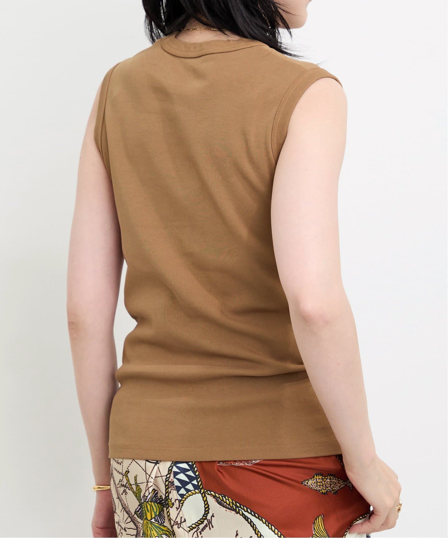 GOOD GRIEF!/グッド グリーフ】 CREW NECK NO SLEEVE TOP