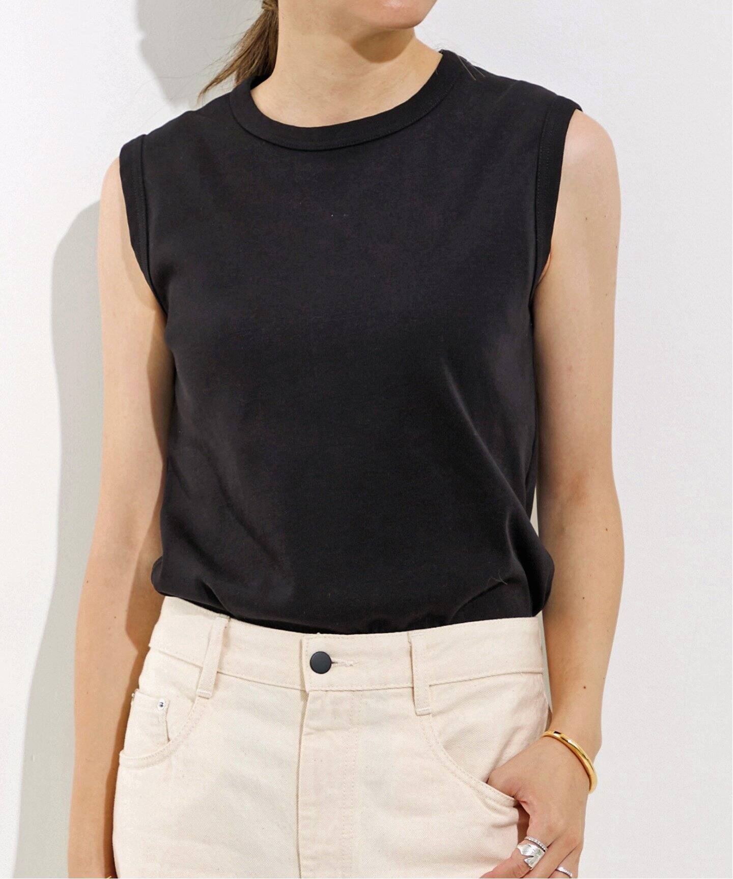 GOOD GRIEF!/グッド グリーフ】 CREW NECK NO SLEEVE TOP（その他 