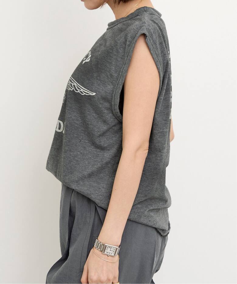 STAMMBAUM】NO SLEEVE TOPS（Tシャツ／カットソー）｜L