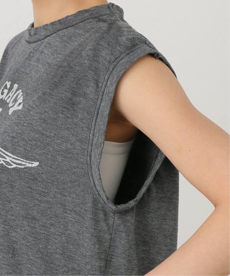 STAMMBAUM】NO SLEEVE TOPS（Tシャツ／カットソー）｜L