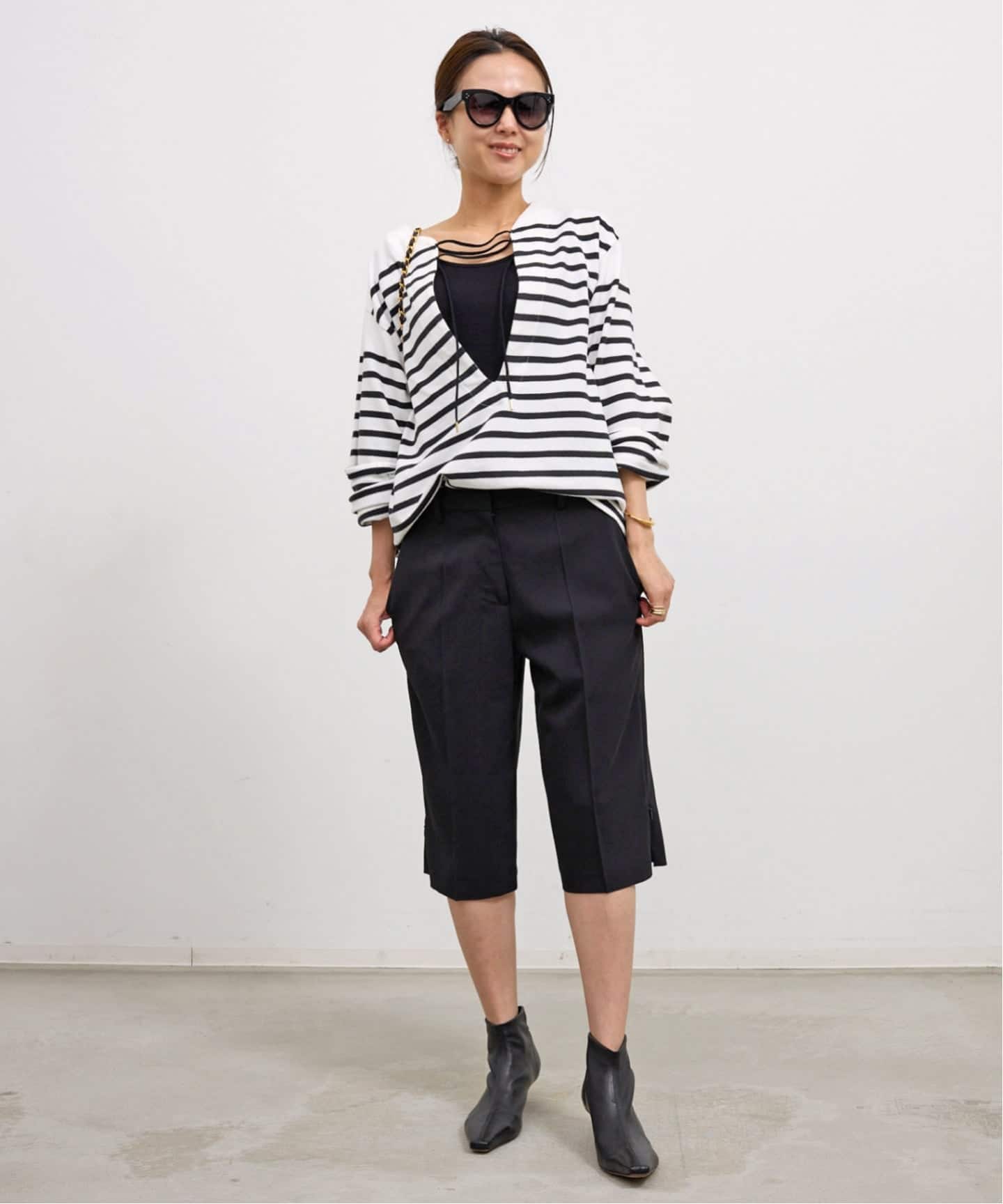 トップス L'Appartement GOOD GRIEF Border L/S Tops GOOD GRIEF!/グッド グリーフ】 Border Long Sleeve Tee（T