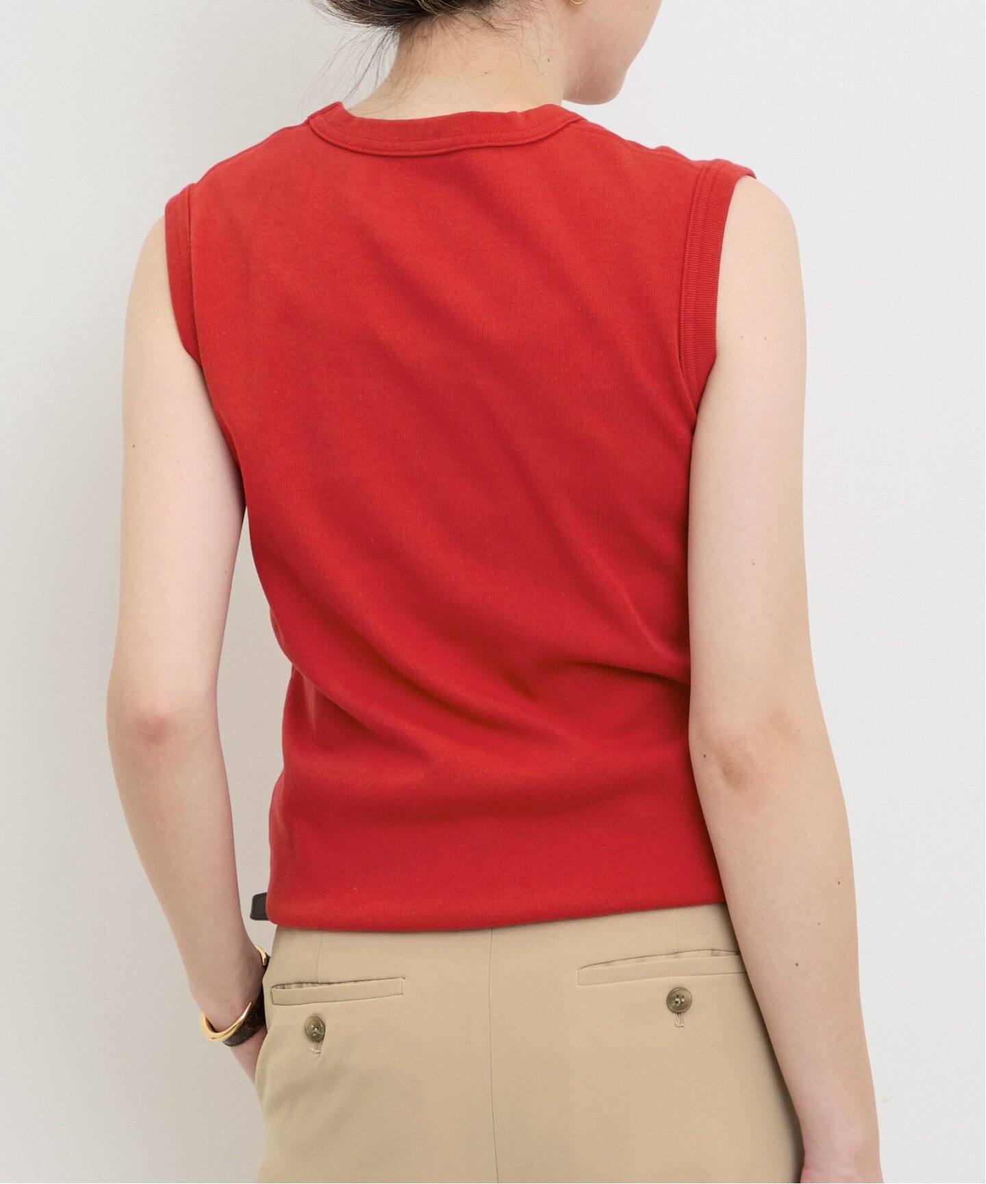 GOODGRIEF!/グッド グリーフ】CREW NECK NO SLEEVE TOP（その他