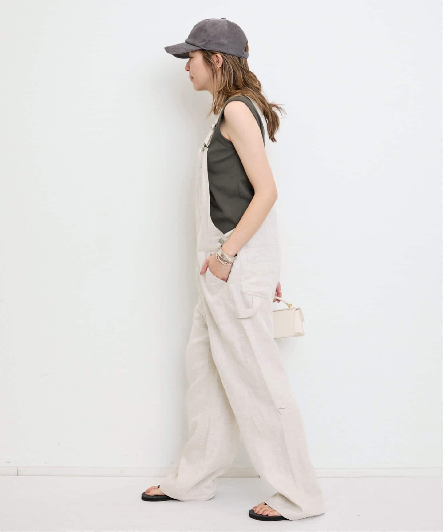 GOODGRIEF!/グッド グリーフ】CREW NECK NO SLEEVE TOP（その他