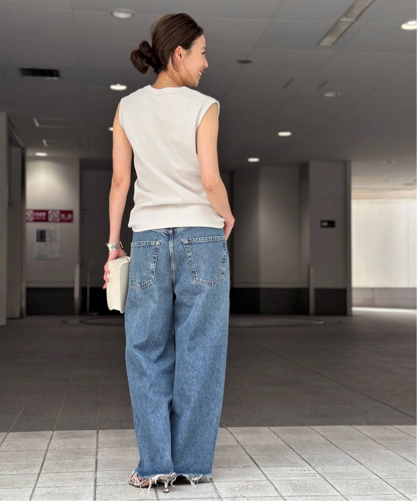 GOODGRIEF!/グッド グリーフ】CREW NECK NO SLEEVE TOP（その他