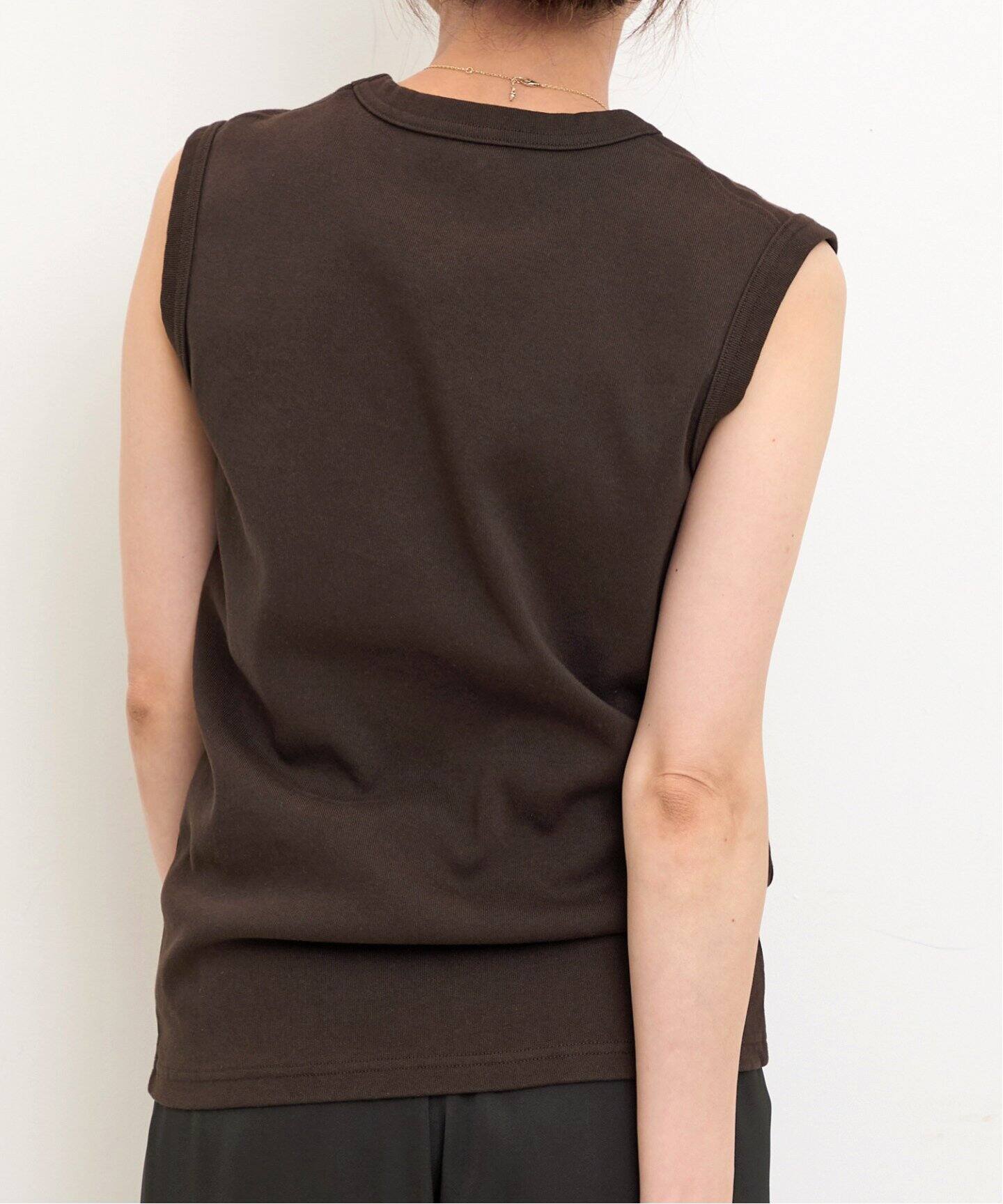 GOODGRIEF!/グッド グリーフ】CREW NECK NO SLEEVE TOP（その他