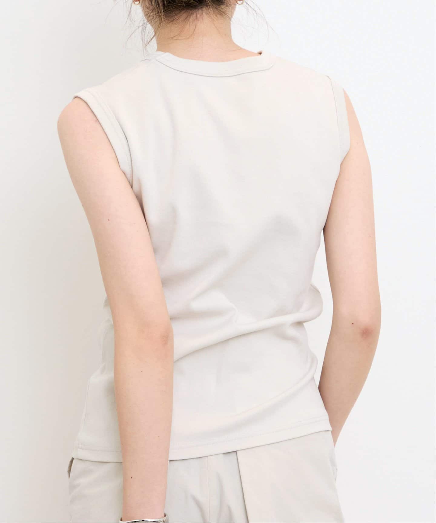L'Appartement 【GOODGRIEF!/グッド グリーフ】ホワイト GOODGRIEF!/グッド グリーフ】CREW NECK NO SLEEVE TOP（その他
