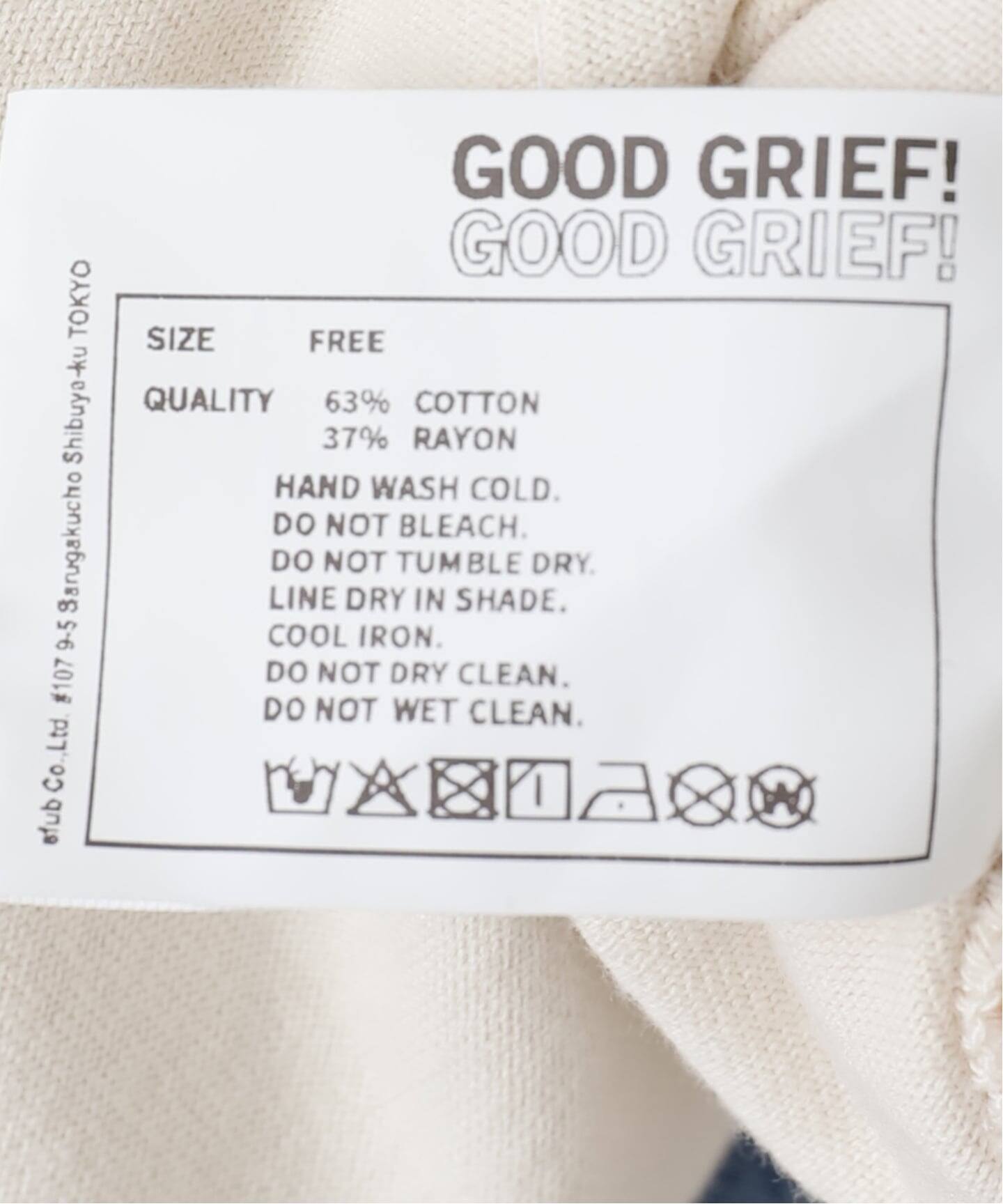 新品　GOOD GRIEF!/グッドグリーフ FOOTBALL TEE GOOD GRIEF!/グッド グリーフ】 PRINTED FOOTBALL TEE（Tシャツ
