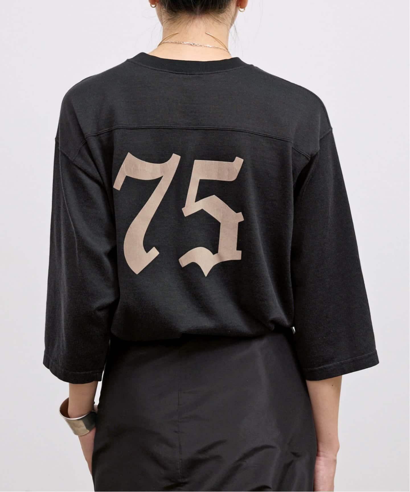 L&#39;Appartement DEUXIEME CLASSE - GOOD GRIEF!グッドグリーフFADED PRINT FOOTBALL T GOOD GRIEF!/グッド グリーフ】 PRINTED FOOTBALL TEE（Tシャツ
