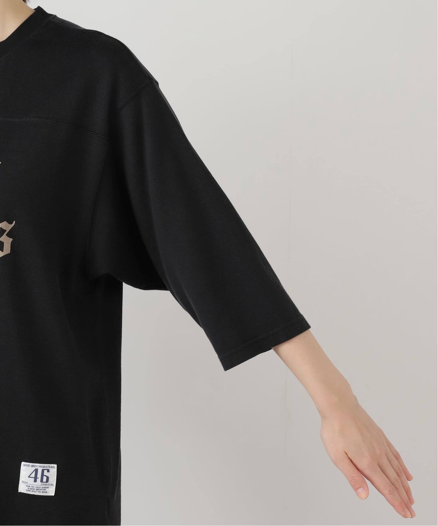 L&#39;Appartement DEUXIEME CLASSE - GOOD GRIEF!グッドグリーフFADED PRINT FOOTBALL T GOOD GRIEF!/グッド グリーフ】 PRINTED FOOTBALL TEE（Tシャツ