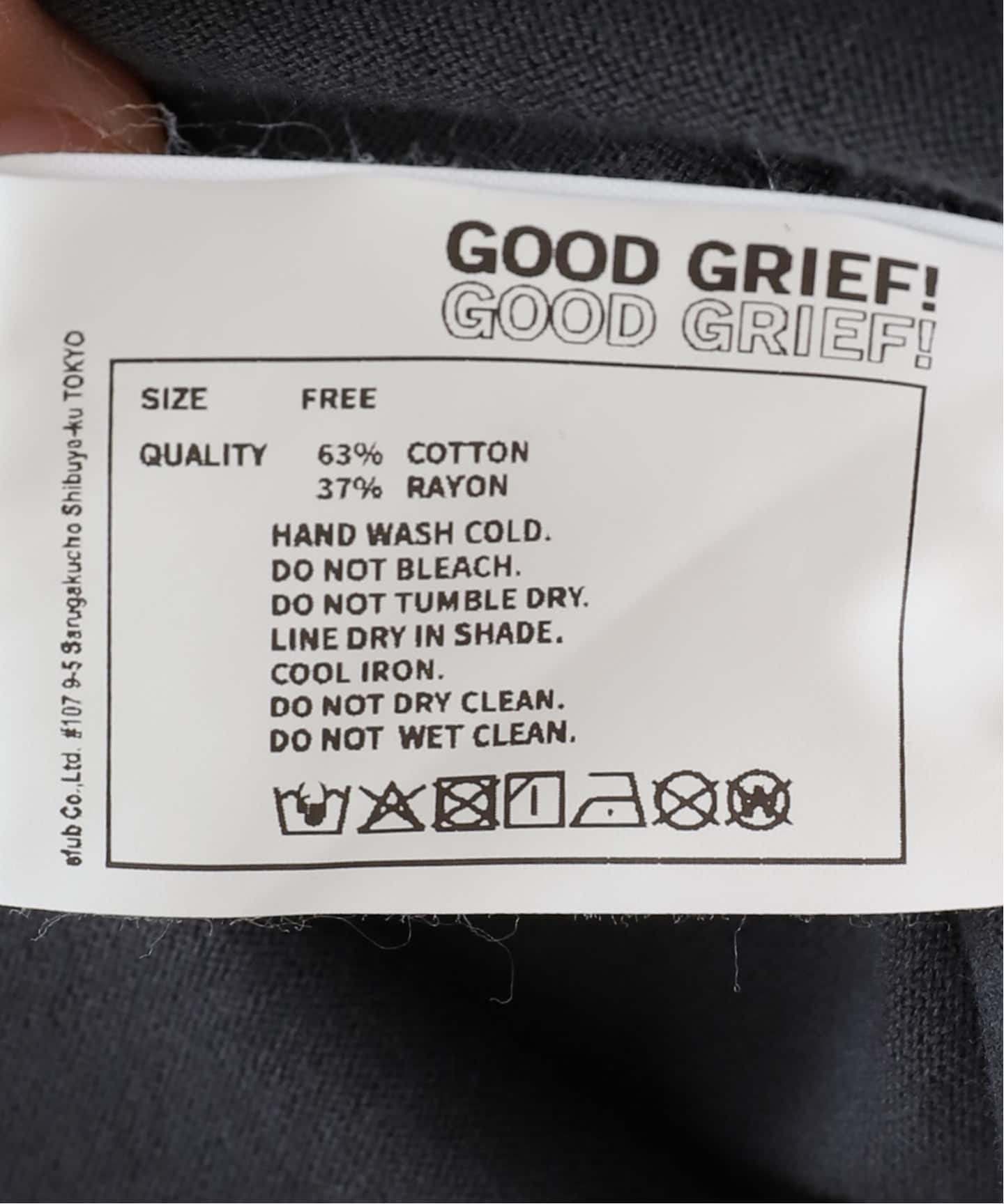 GOOD GRIEF!/グッド グリーフ】 PRINTED FOOTBALL TEE（Tシャツ