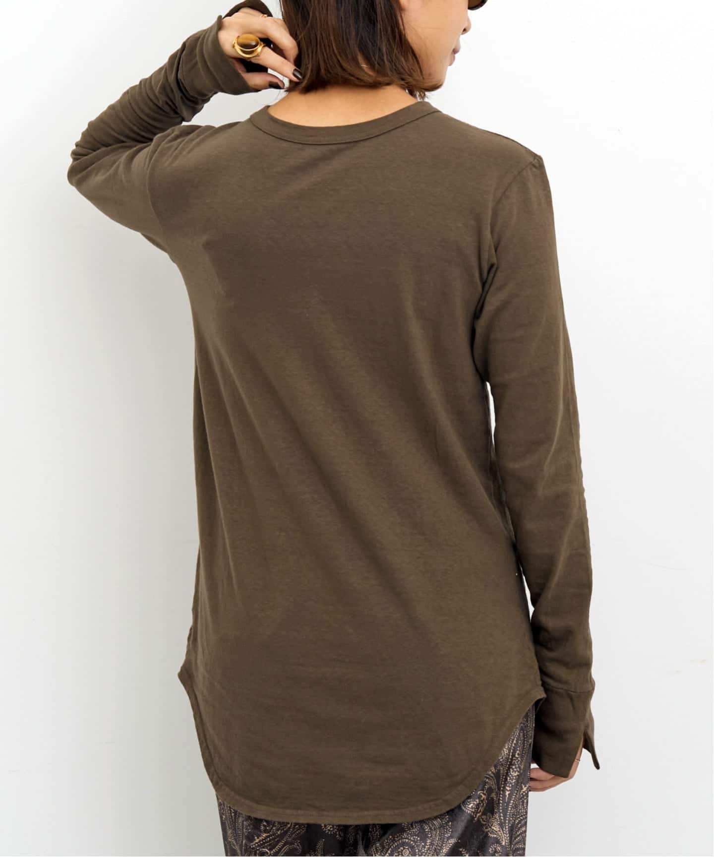 GOOD GRIEF!/グッド グリーフ】 Sleeve Slit Long Sleeve T-Shirt（T