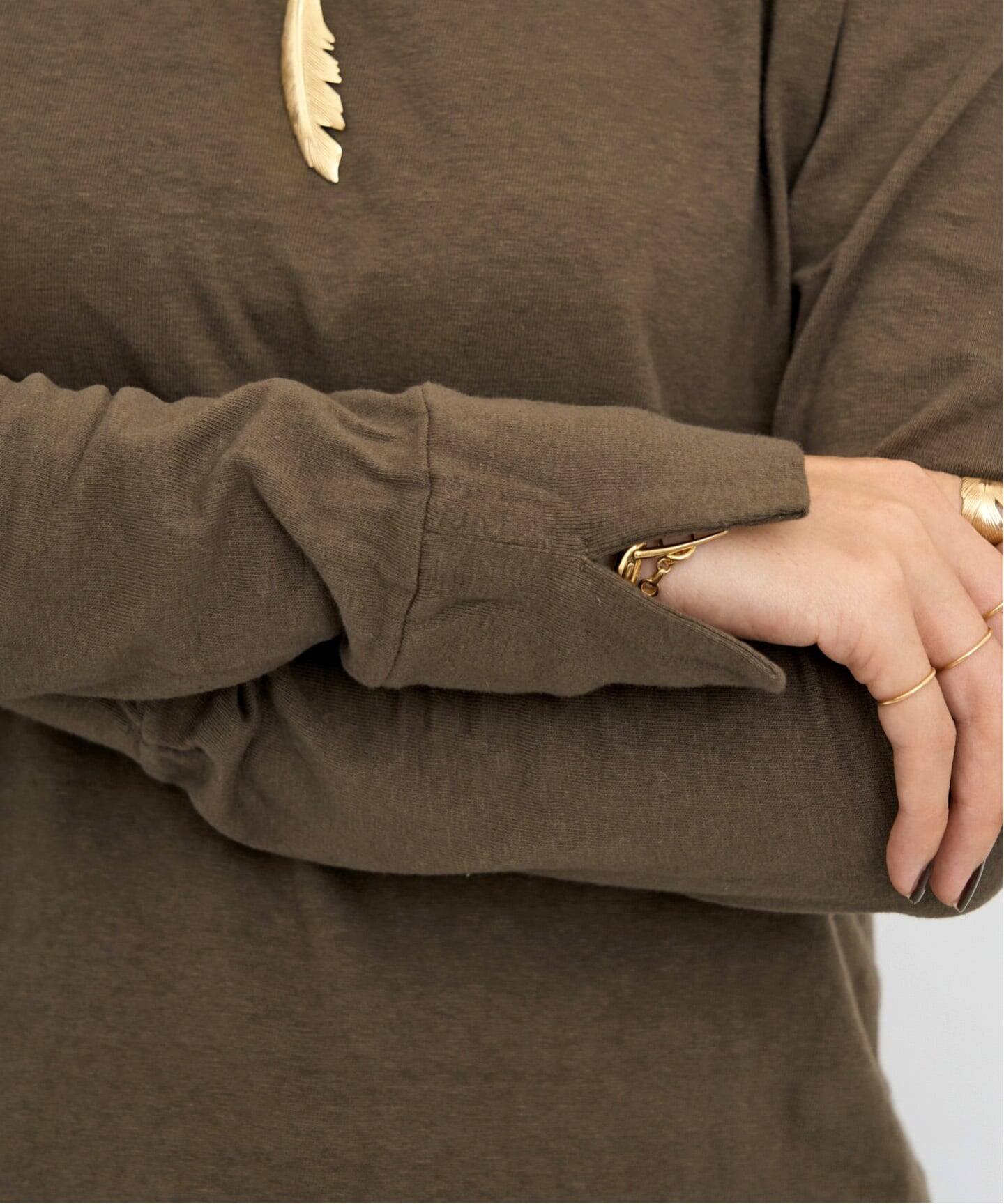 GOOD GRIEF!/グッド グリーフ】 Sleeve Slit Long Sleeve T-Shirt（T