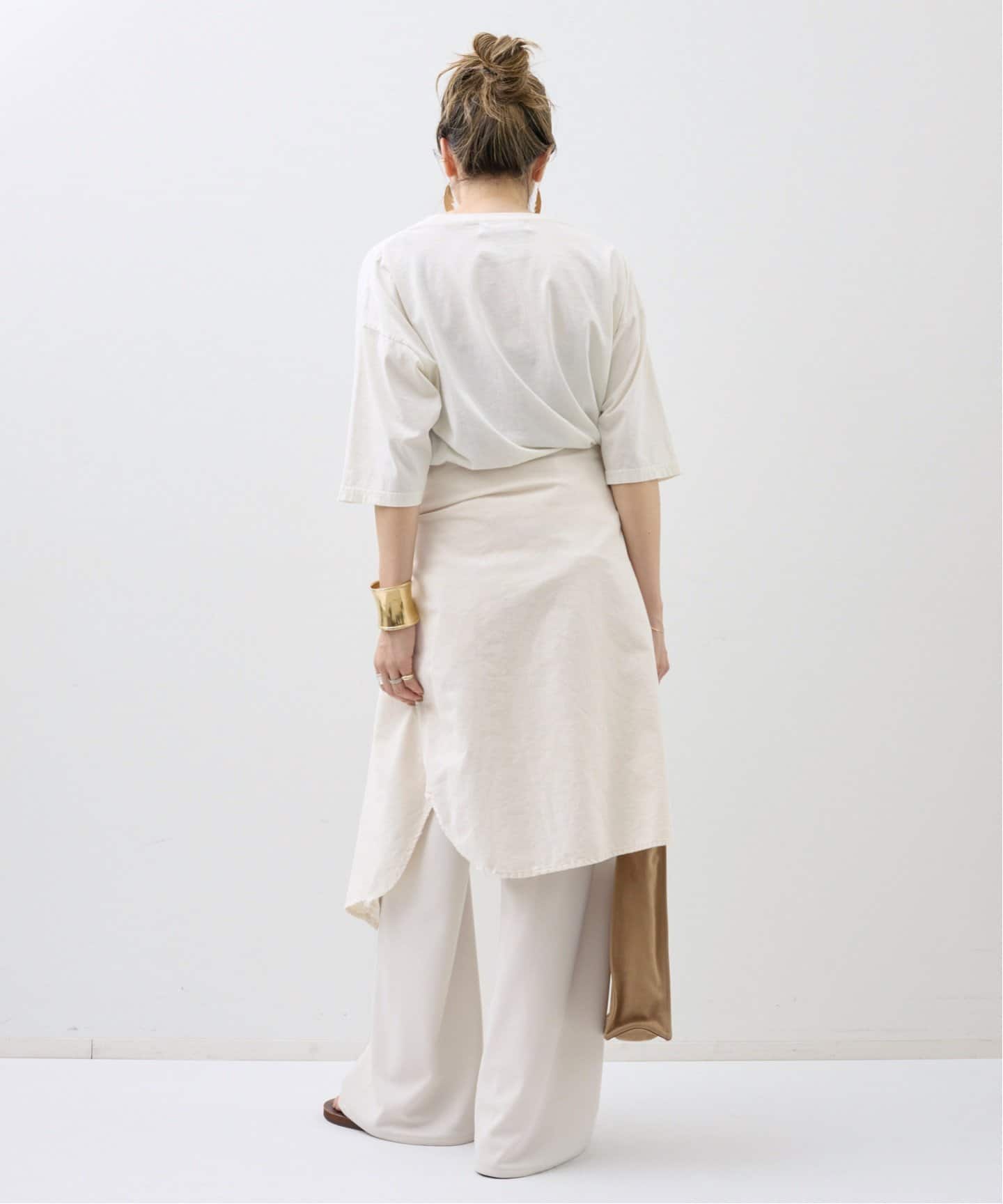 REMI RELIEF/レミ レリーフ　NEWPORT 7ブソデ T-SHIRT REMI RELIEF/レミ レリーフ】 NEWPORT 7ブソデ T-SHIRT（Tシャツ