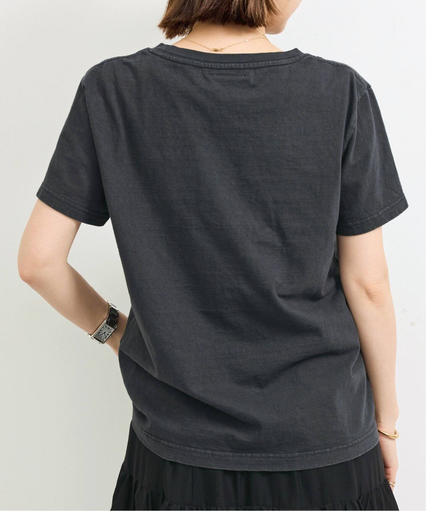 L'Appartement レミレリーフCAMP DARTSMONTH T-SH REMI RELIEF/レミ レリーフ】 Garment Dye T-shirt(Tシャツ
