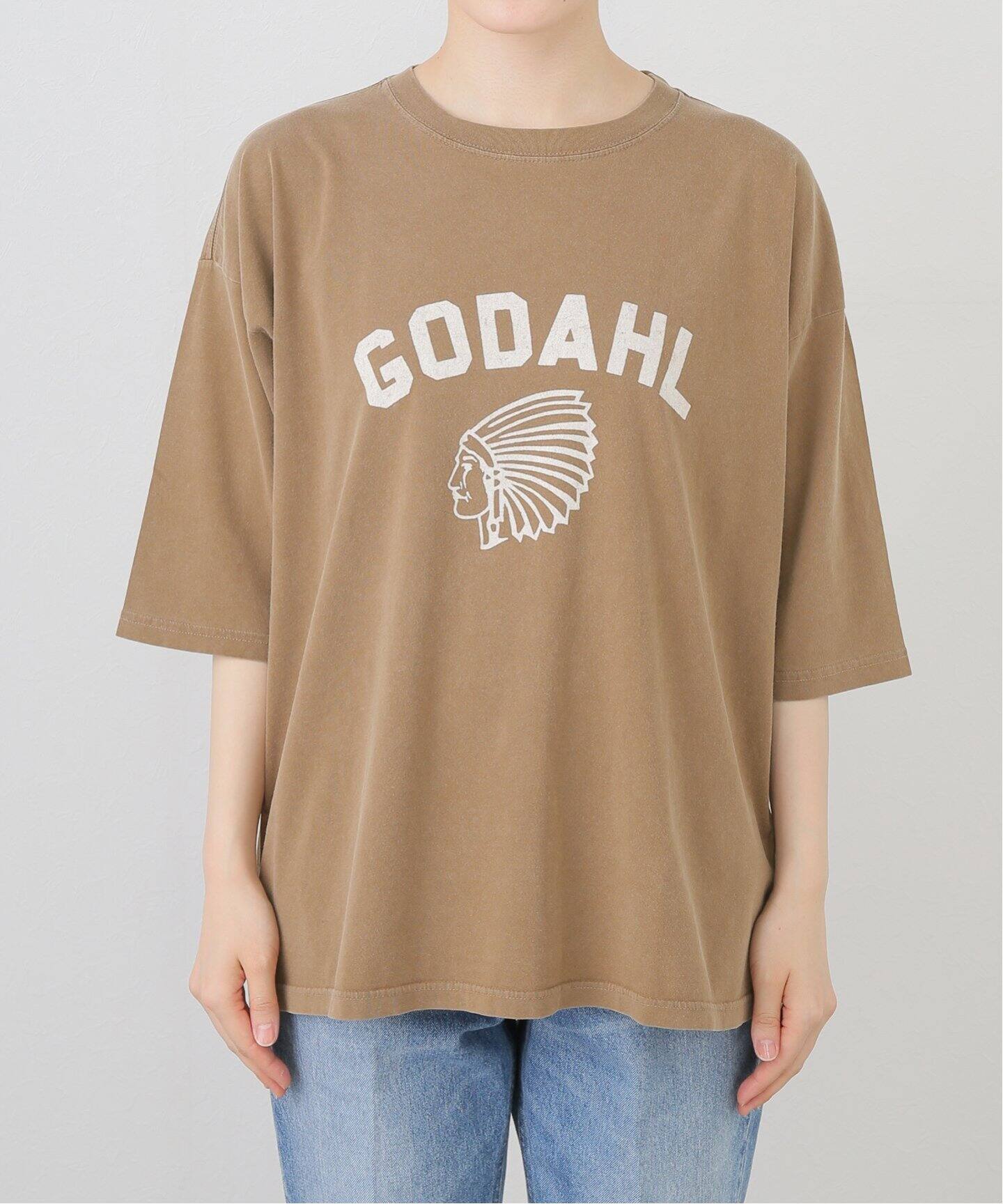 REMI RELIEF/レミ レリーフ】 GODAHL 7ブソデ T-SHIRT（Tシャツ