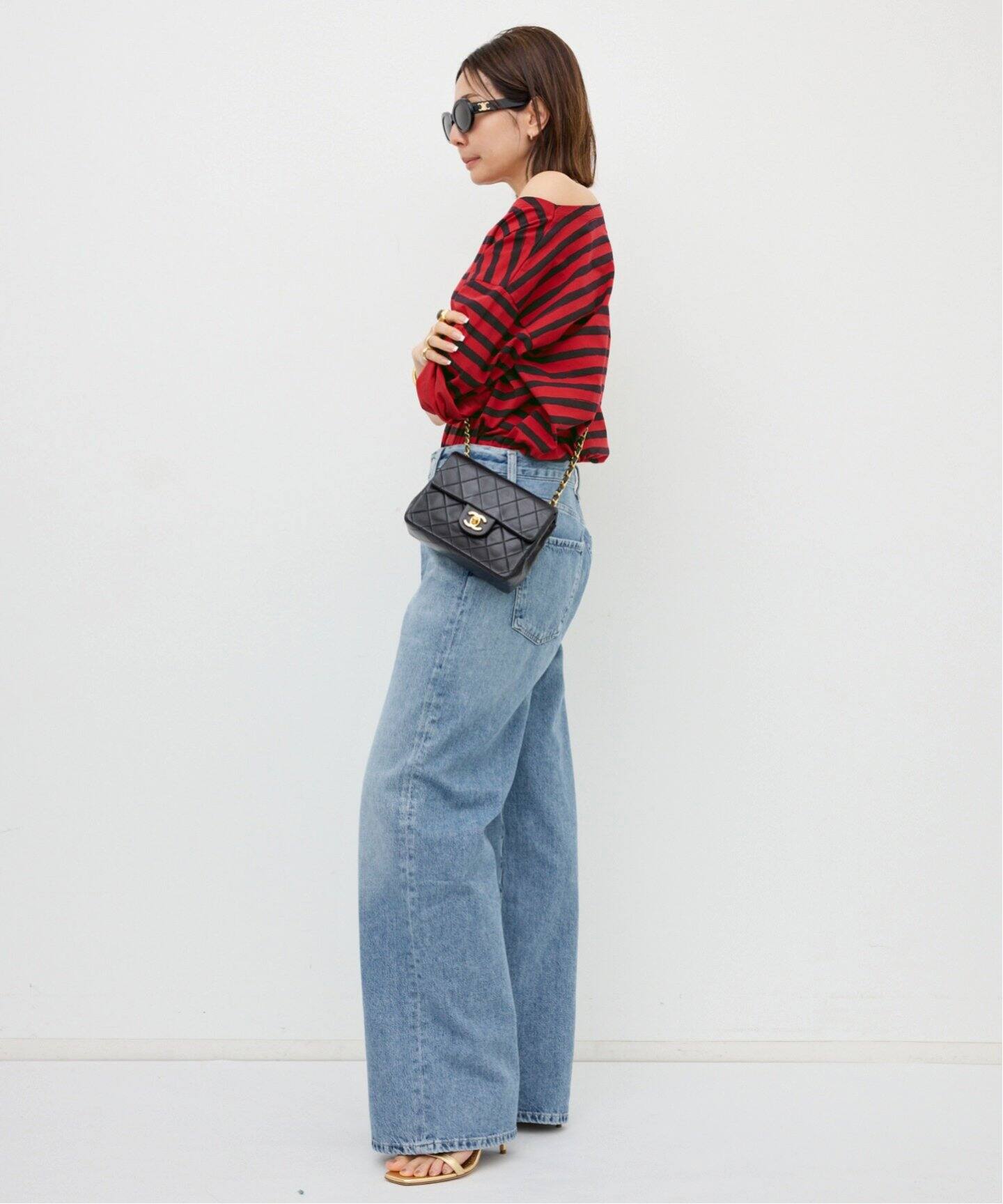 PRINT BORDER PULLOVER（Tシャツ／カットソー）｜L 