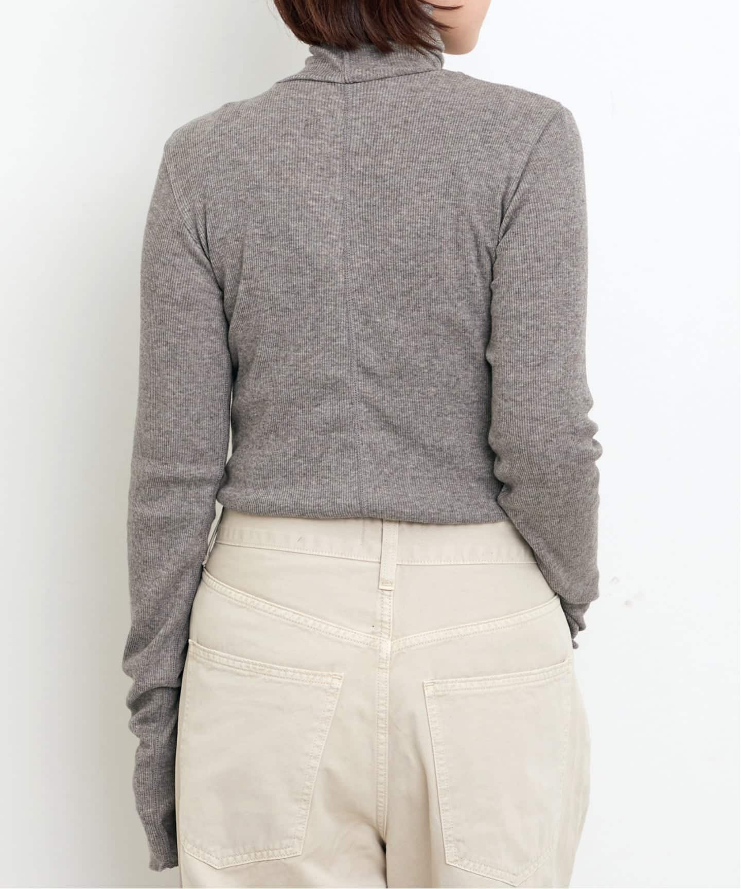 Yak/Cotton RIB TURTLE NECK（Tシャツ／カットソー）｜L'Appartement