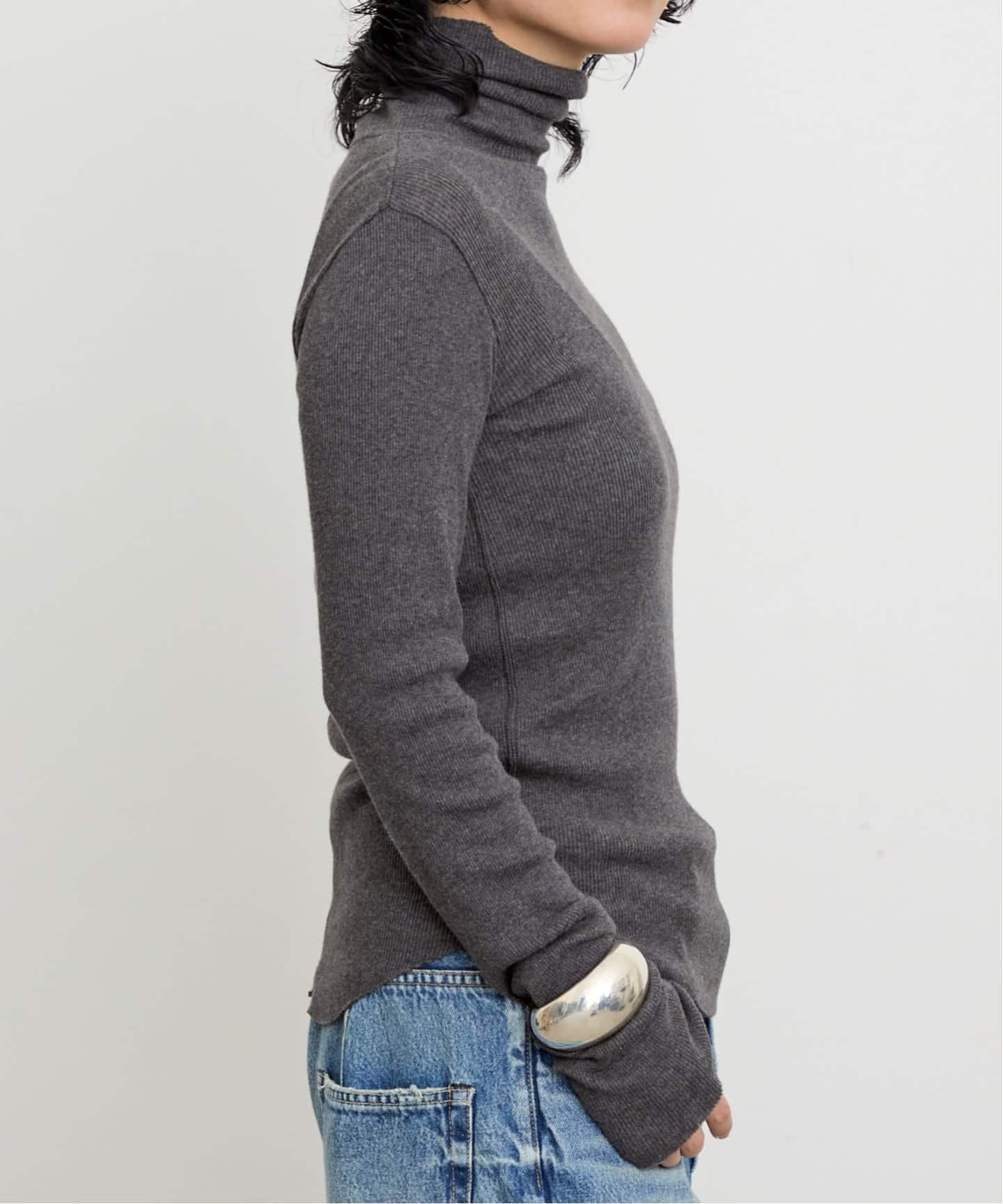 Yak/Cotton RIB TURTLE NECK（Tシャツ／カットソー）｜L'Appartement