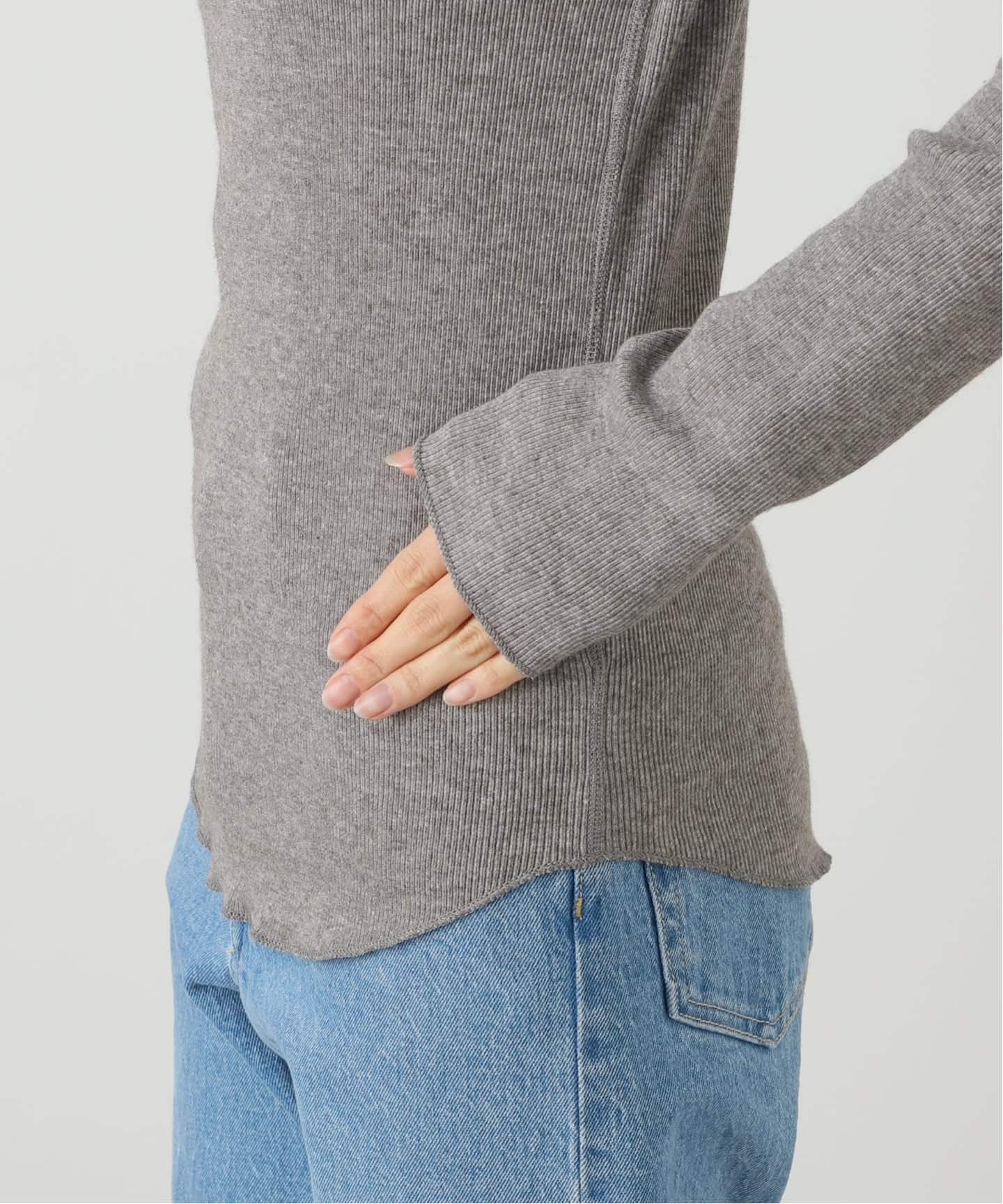 Yak/Cotton RIB TURTLE NECK（Tシャツ／カットソー）｜L'Appartement