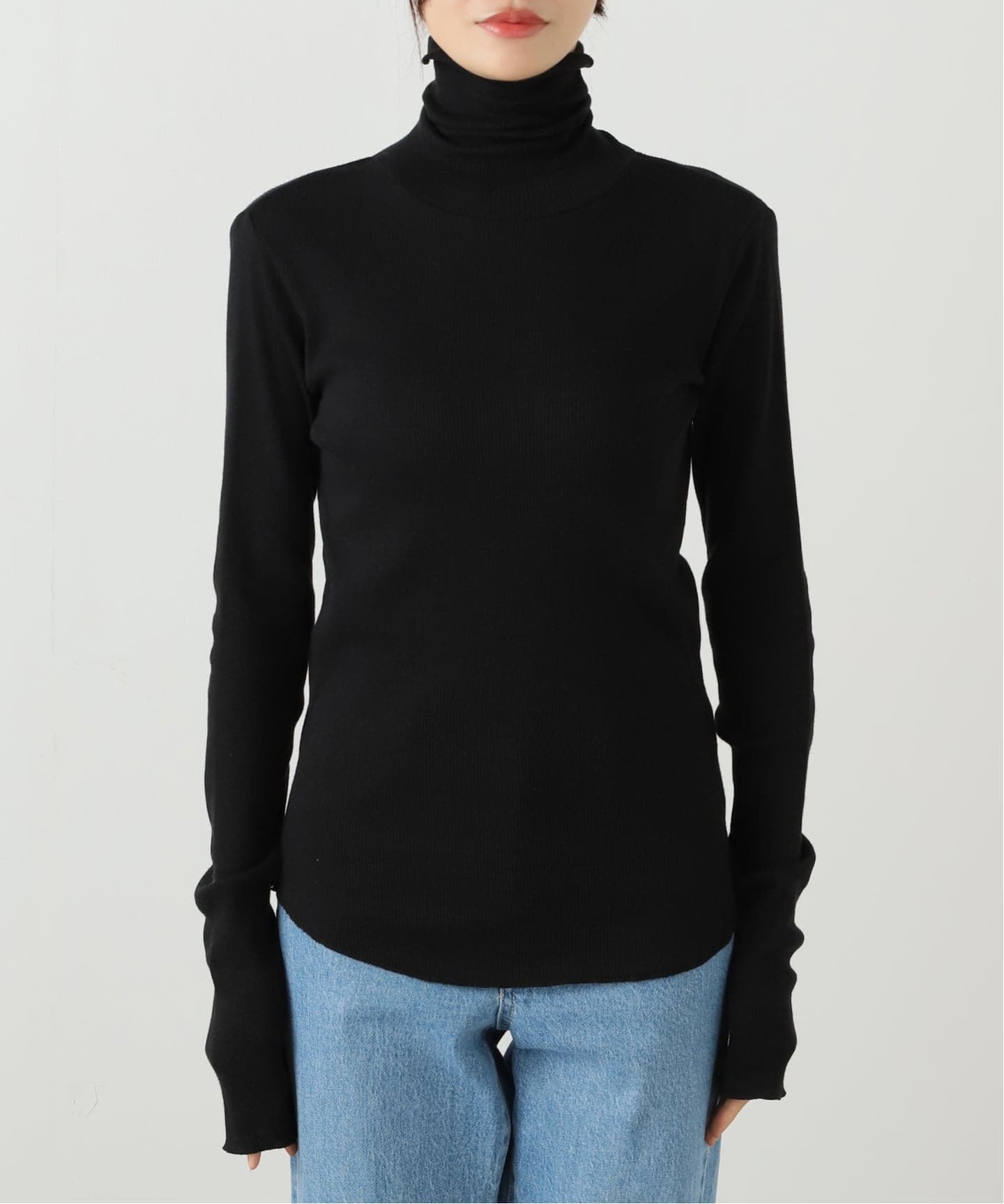 Yak/Cotton RIB TURTLE NECK（Tシャツ／カットソー）｜L'Appartement