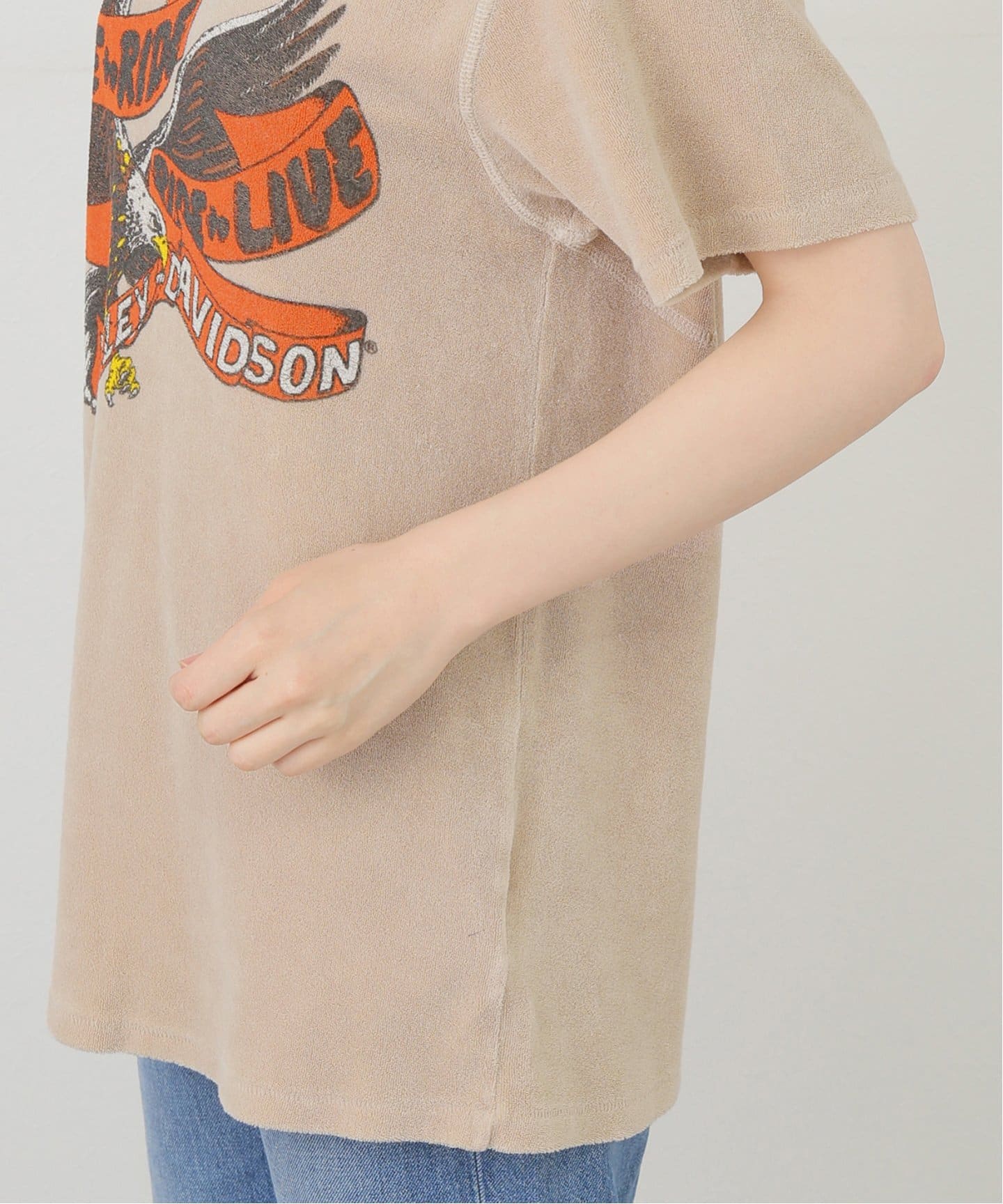 MADE WORN/メイド ウォン】 Harley Tee(90s Fit)（Tシャツ