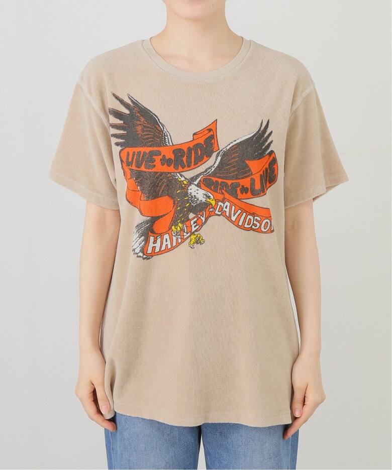 MADE WORN/メイド ウォン】 Harley Tee(90s Fit)（Tシャツ／カットソー 