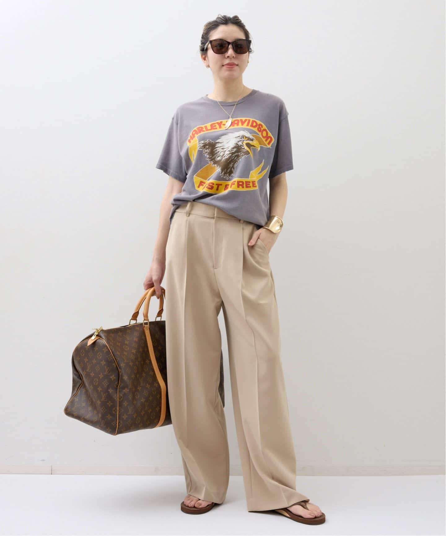 MADE WORN/メイド ウォン】 Harley Tee(90s Fit)（Tシャツ
