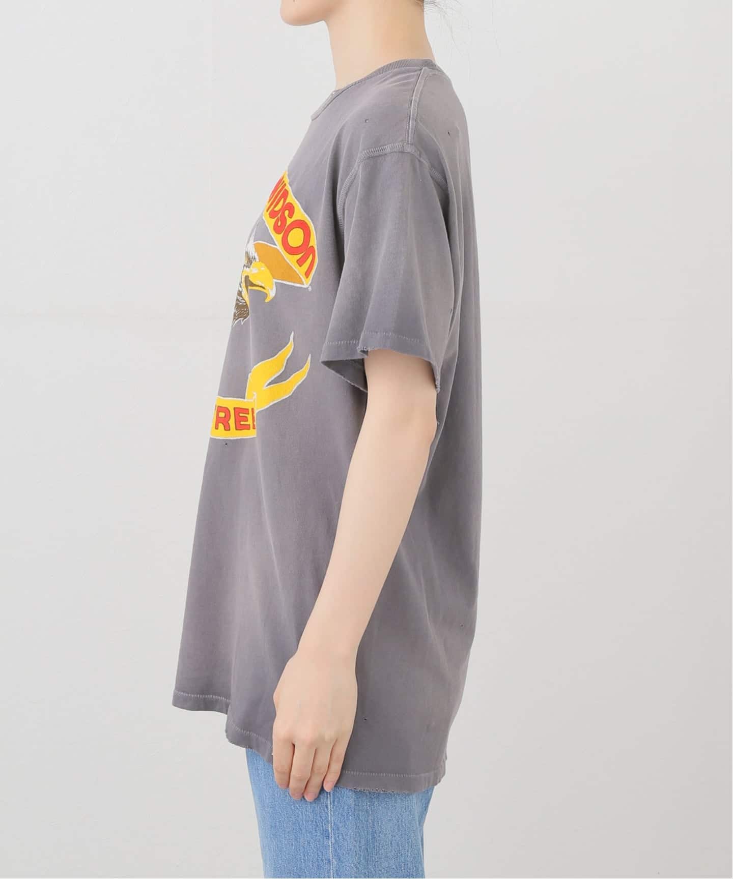 L'Appartement MADE WORN メイド ウォン Tシャツ MADE WORN/メイド ウォン】 Harley Tee(90s Fit)（Tシャツ
