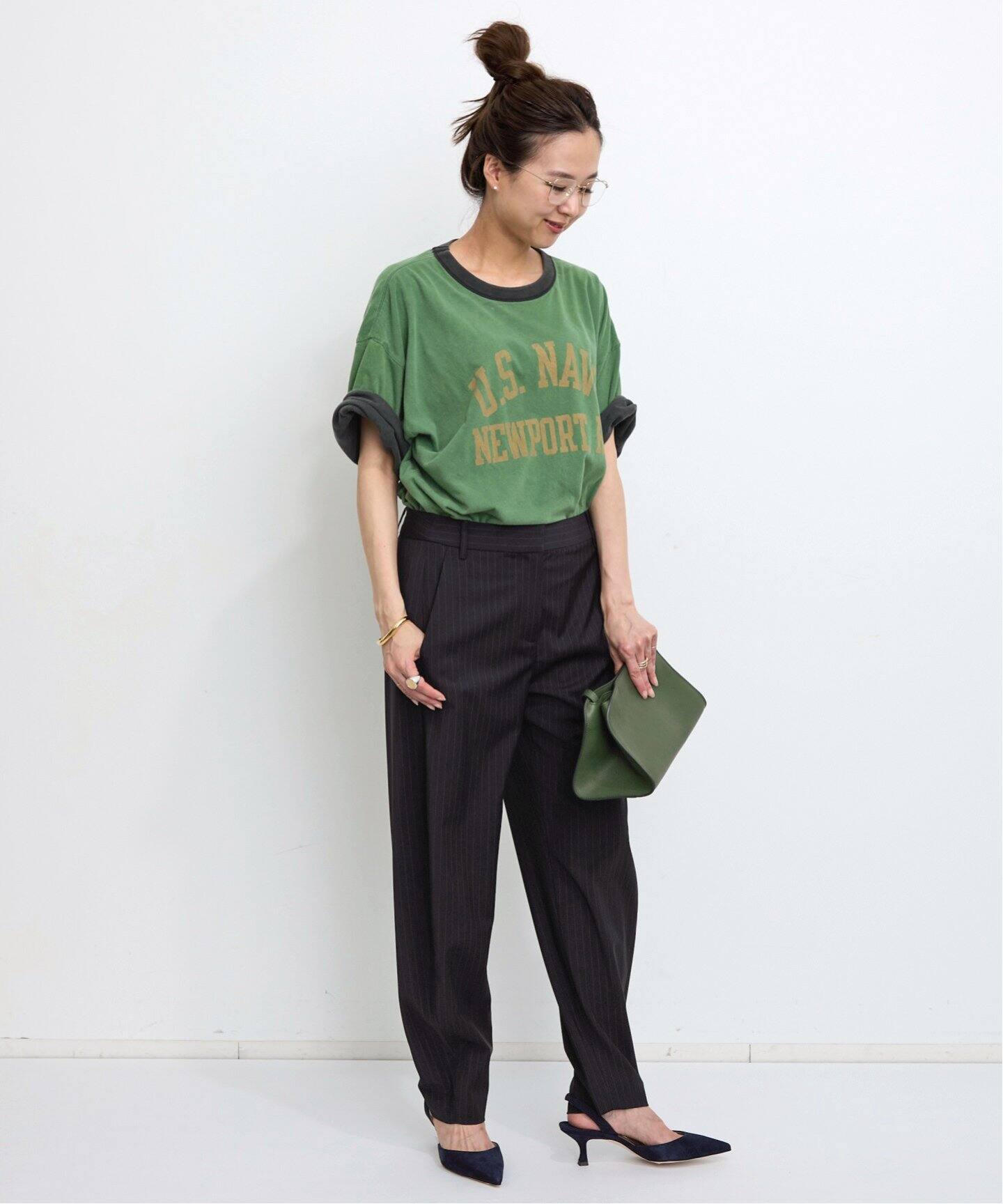 REMI RELIEF/レミ レリーフ】 Reversible T shirt（Tシャツ