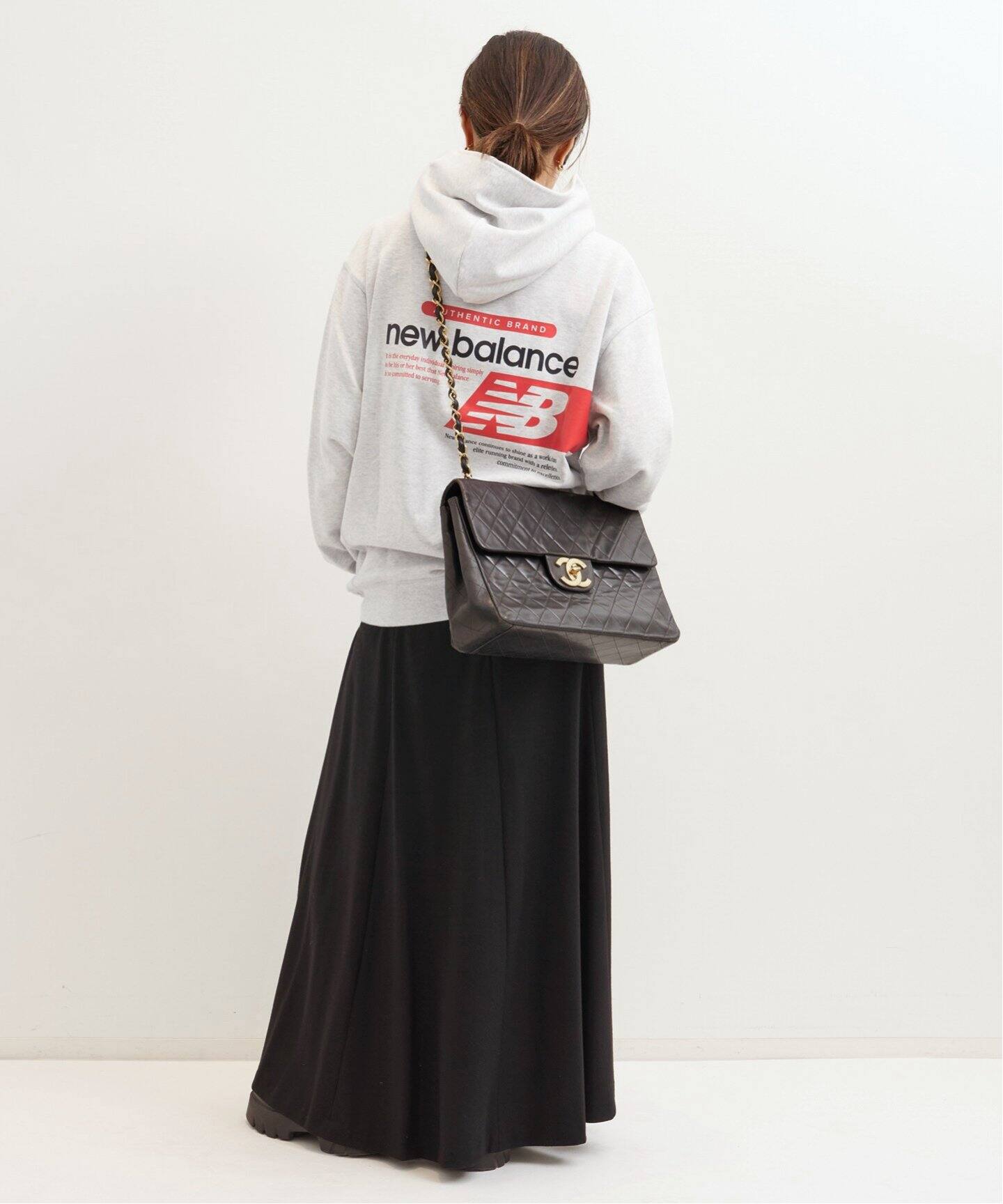 NEW BALANCE/ニューバランス】 Athleticsスウェットフーディー 