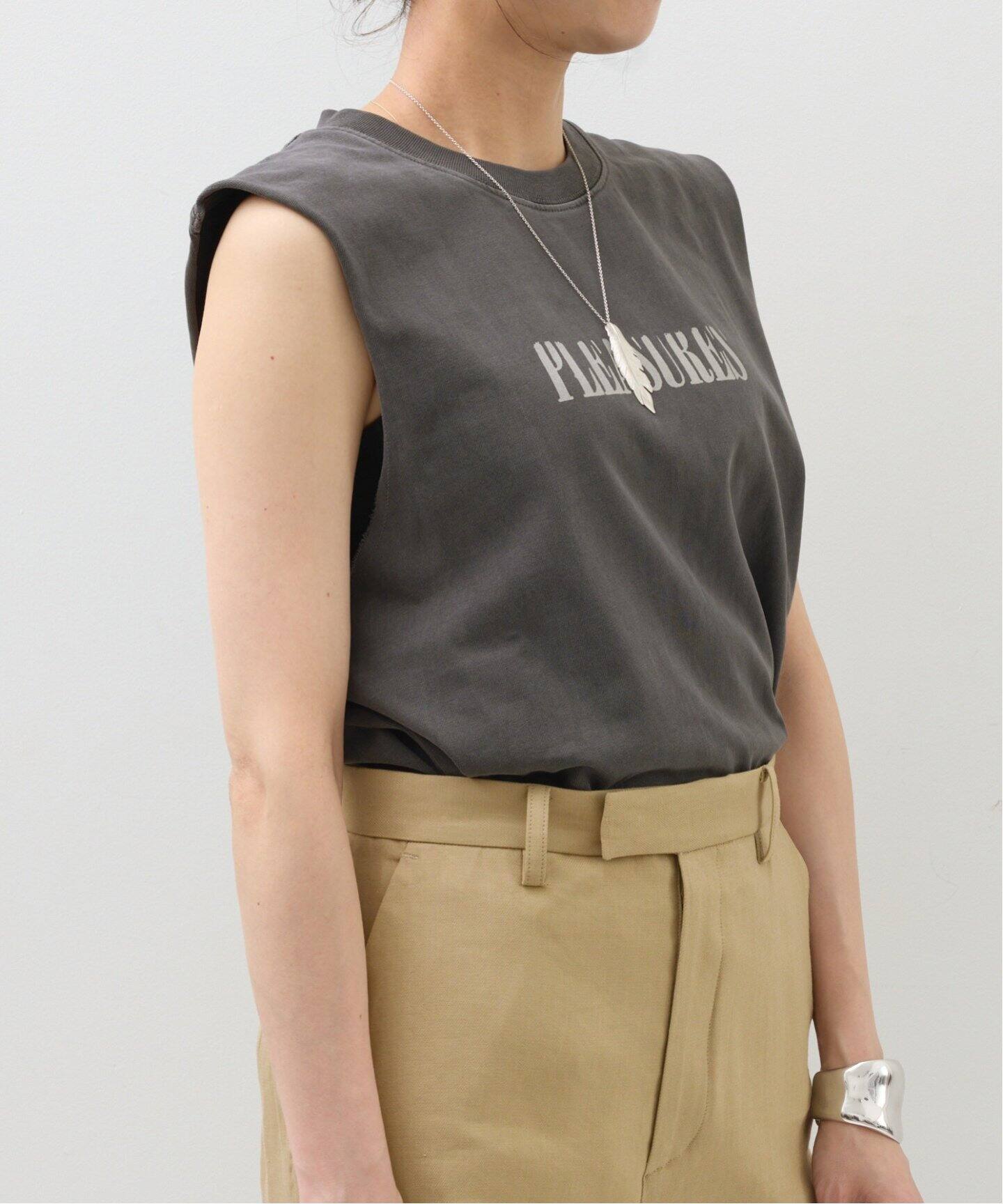 PLEASURES/プレジャーズ】 SLEEVELESS TEE（Tシャツ／カットソー）｜L