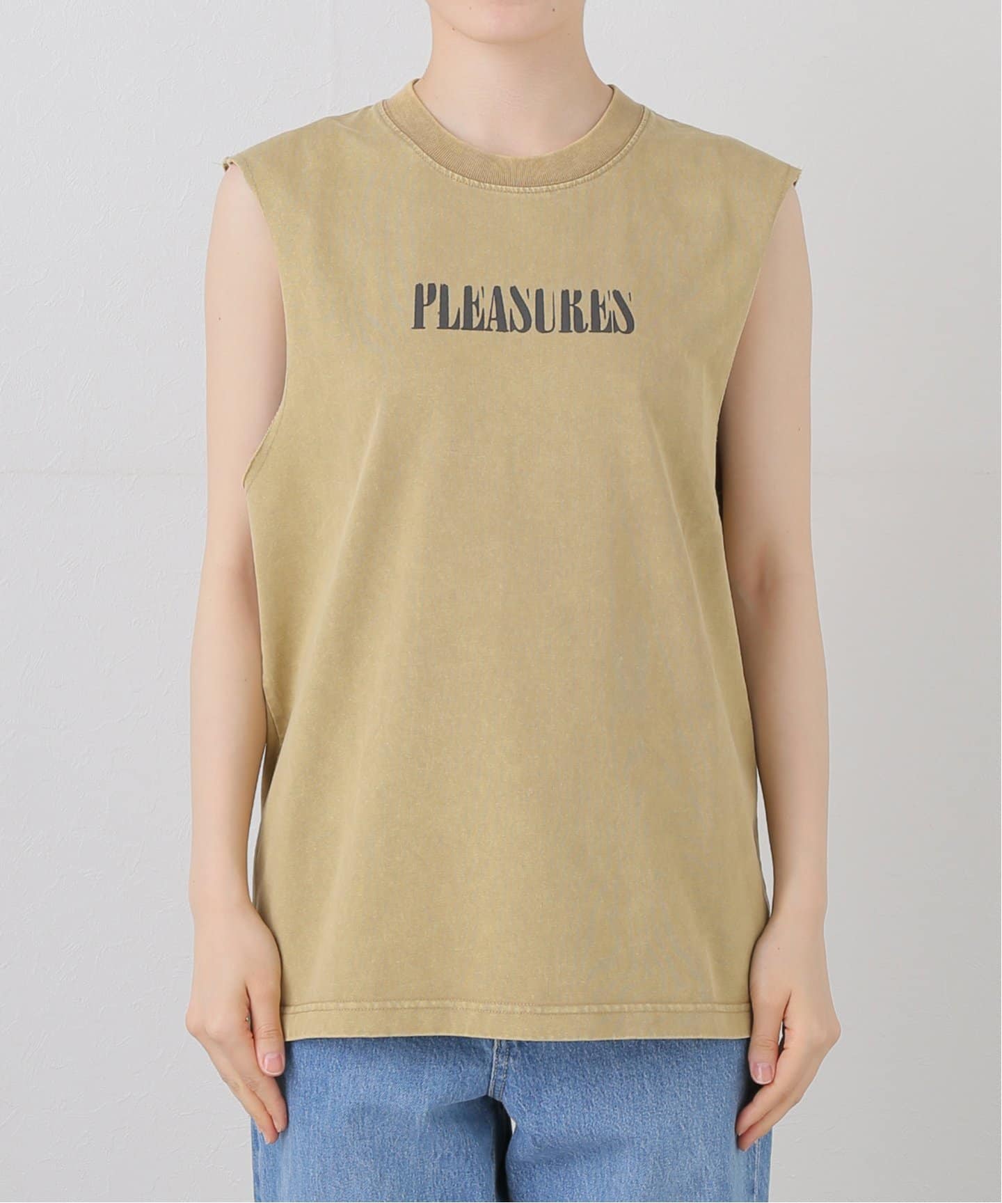 PLEASURES/プレジャーズ】 SLEEVELESS TEE（Tシャツ／カットソー