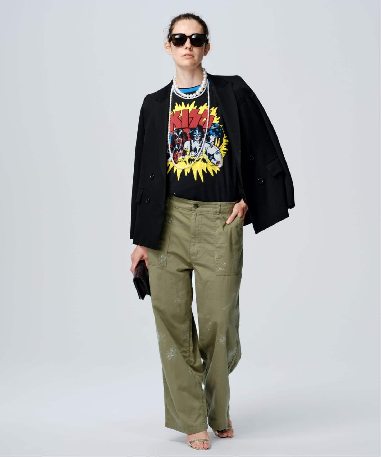 MADE WORN/メイド ウォン】 KISS Tee（Tシャツ／カットソー）｜L