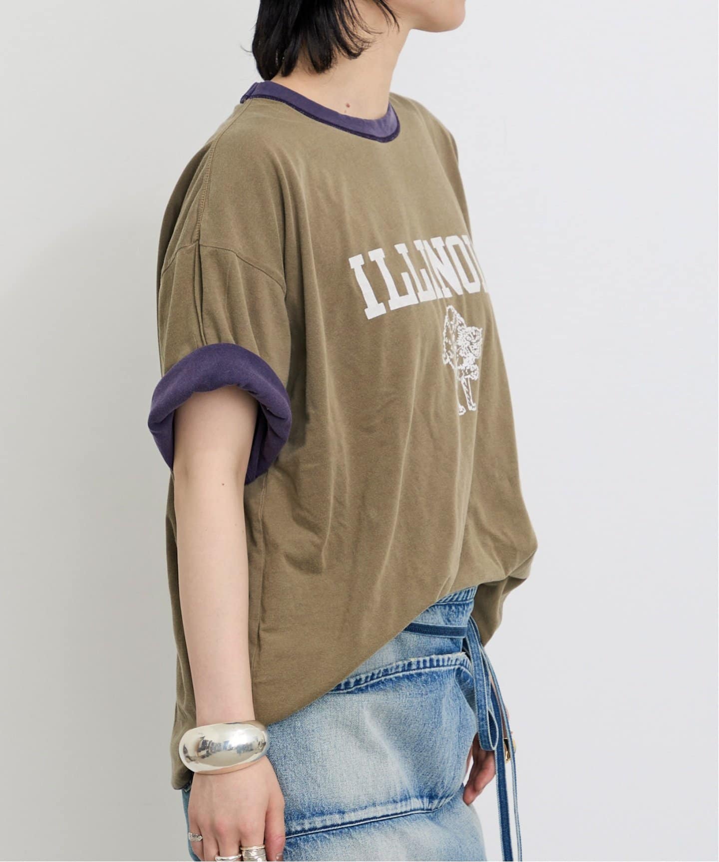 REMI RELIEF/レミ レリーフ】 Reversible T shirt（Tシャツ