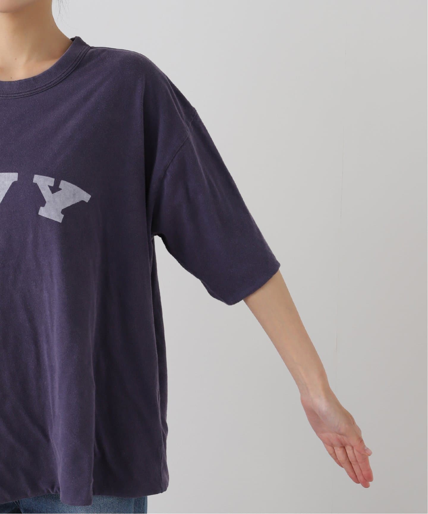 REMI RELIEF/レミ レリーフ】 Reversible T shirt（Tシャツ