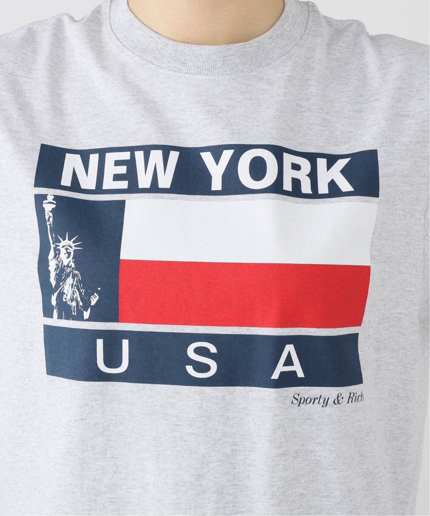 SPORTY&RICH/スポーティアンドリッチ】 LIBERTY T-SHIRT（Tシャツ 
