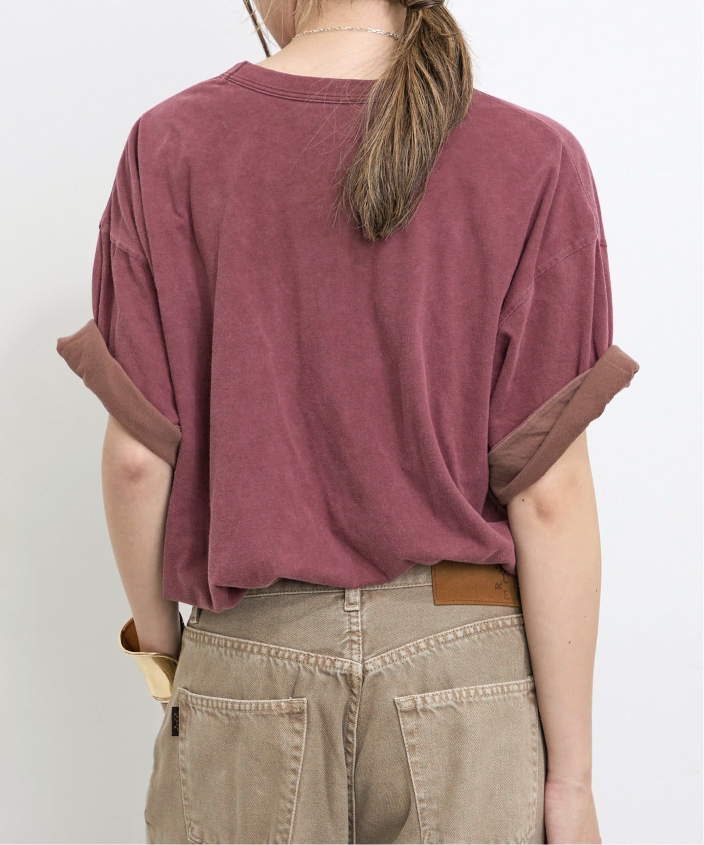 REMI RELIEF/レミ レリーフ】 Reversible T shirt（Tシャツ