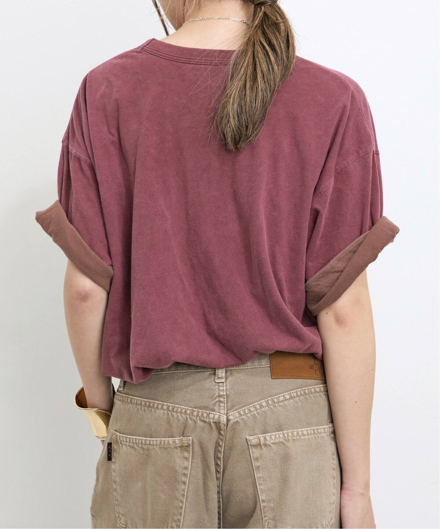REMI RELIEF/レミ レリーフ】 Reversible T shirt（Tシャツ 