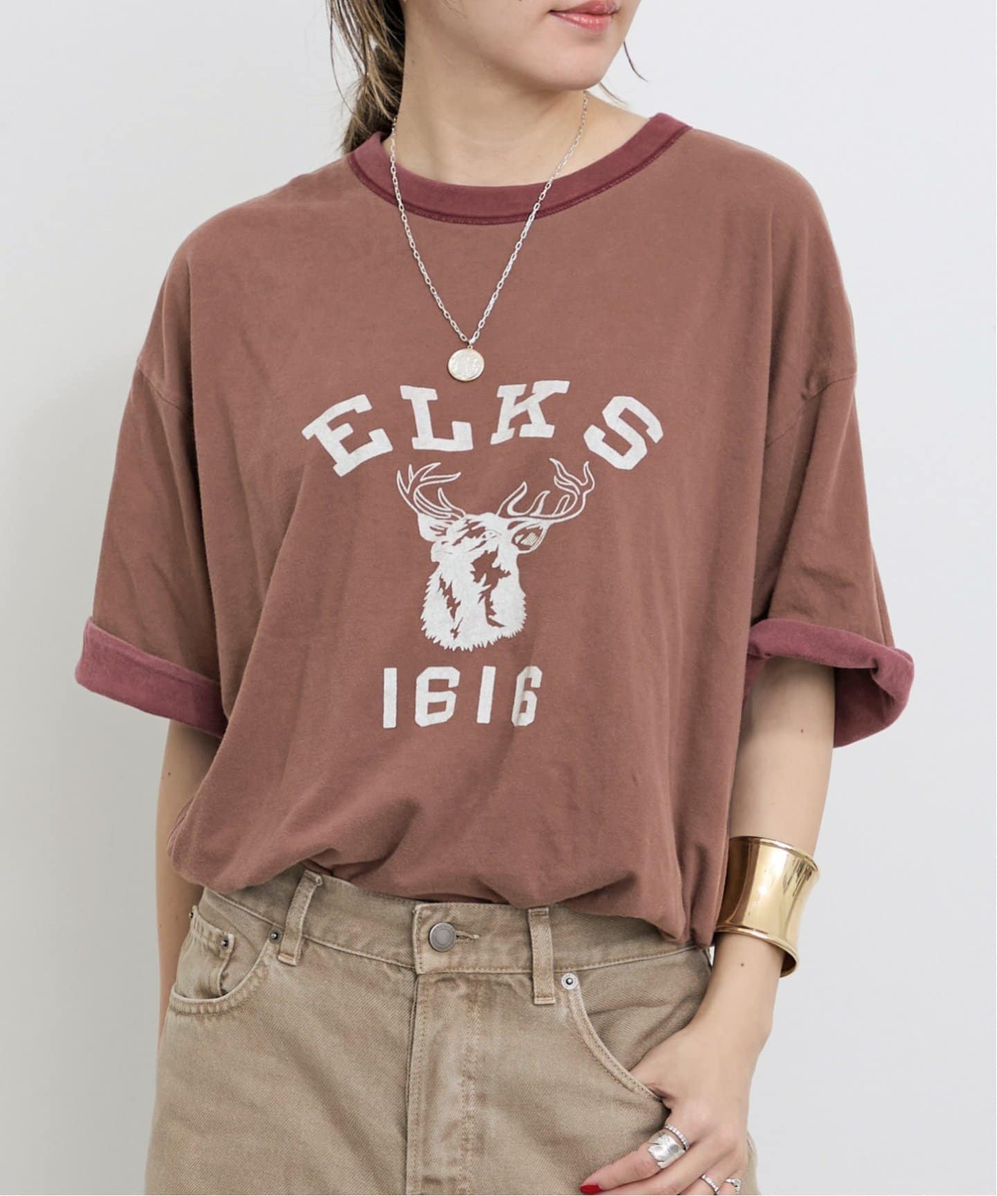 レミ レリーフ】 Reversible T shirt REMI RELIEF/レミ レリーフ】 Reversible T shirt（Tシャツ