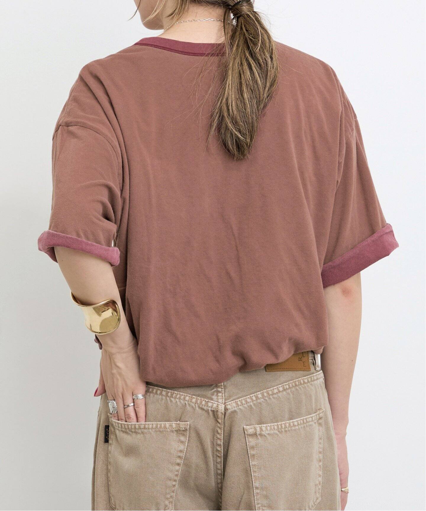 レミ レリーフ】 Reversible T shirt REMI RELIEF/レミ レリーフ】 Reversible T shirt（Tシャツ