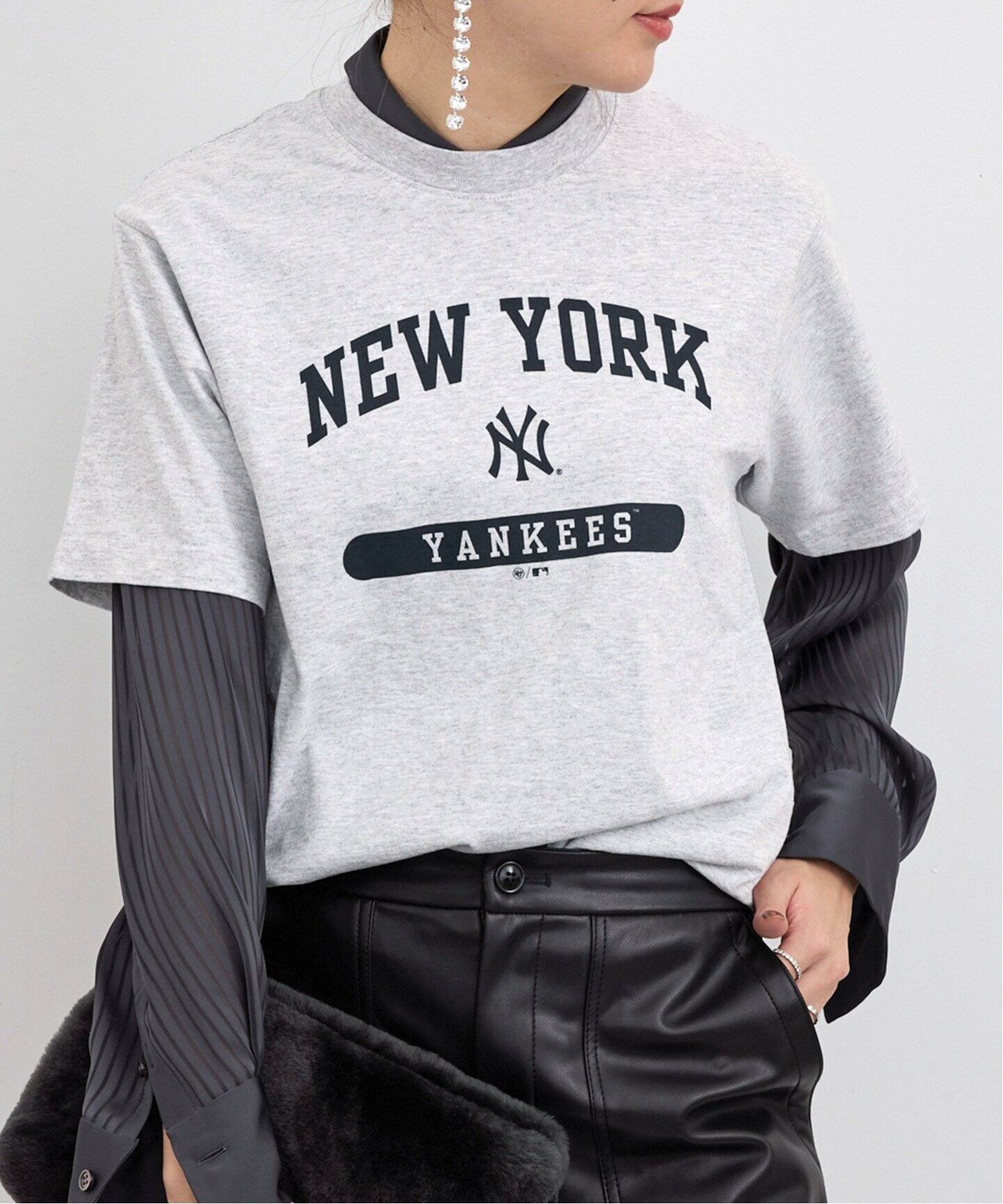 SPORTY&RICH/スポーティアンドリッチ】 LEAGUE T-SHIRT（Tシャツ 
