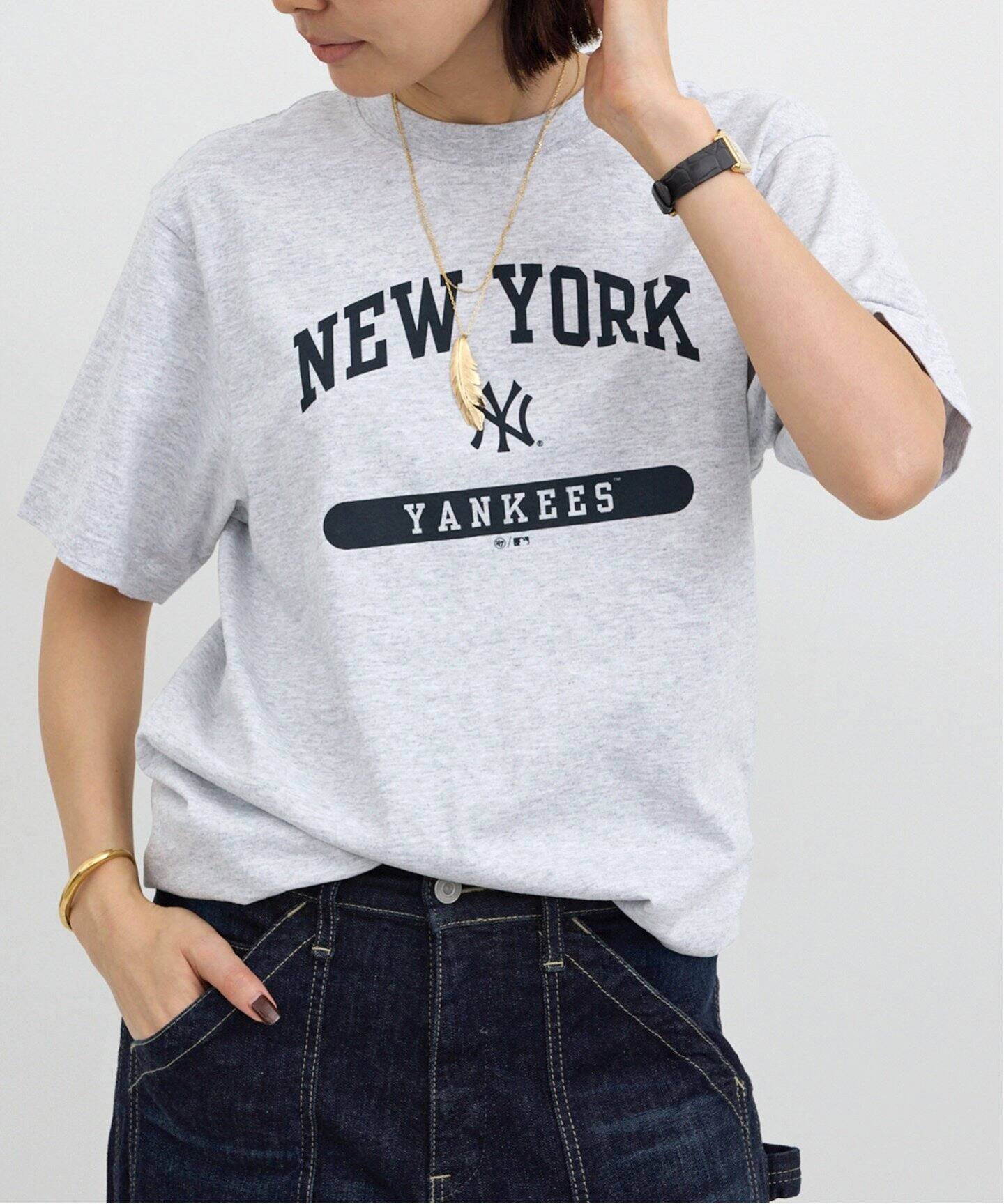 SPORTY&RICH/スポーティアンドリッチ】 LEAGUE T-SHIRT（Tシャツ  